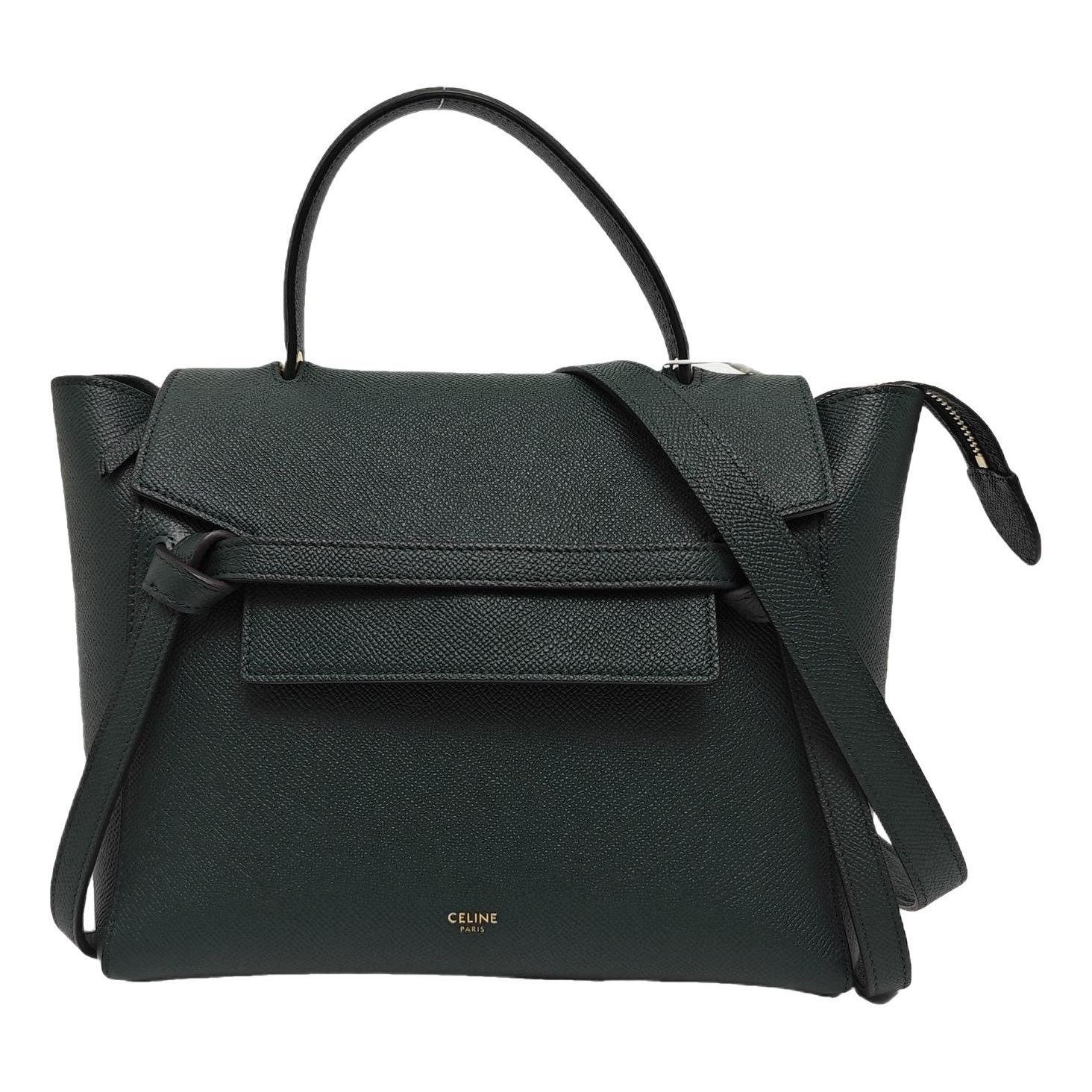Belt leather handbag