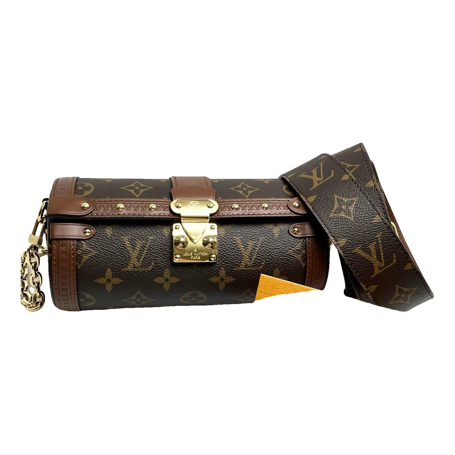 Papillon Trunk leather handbag