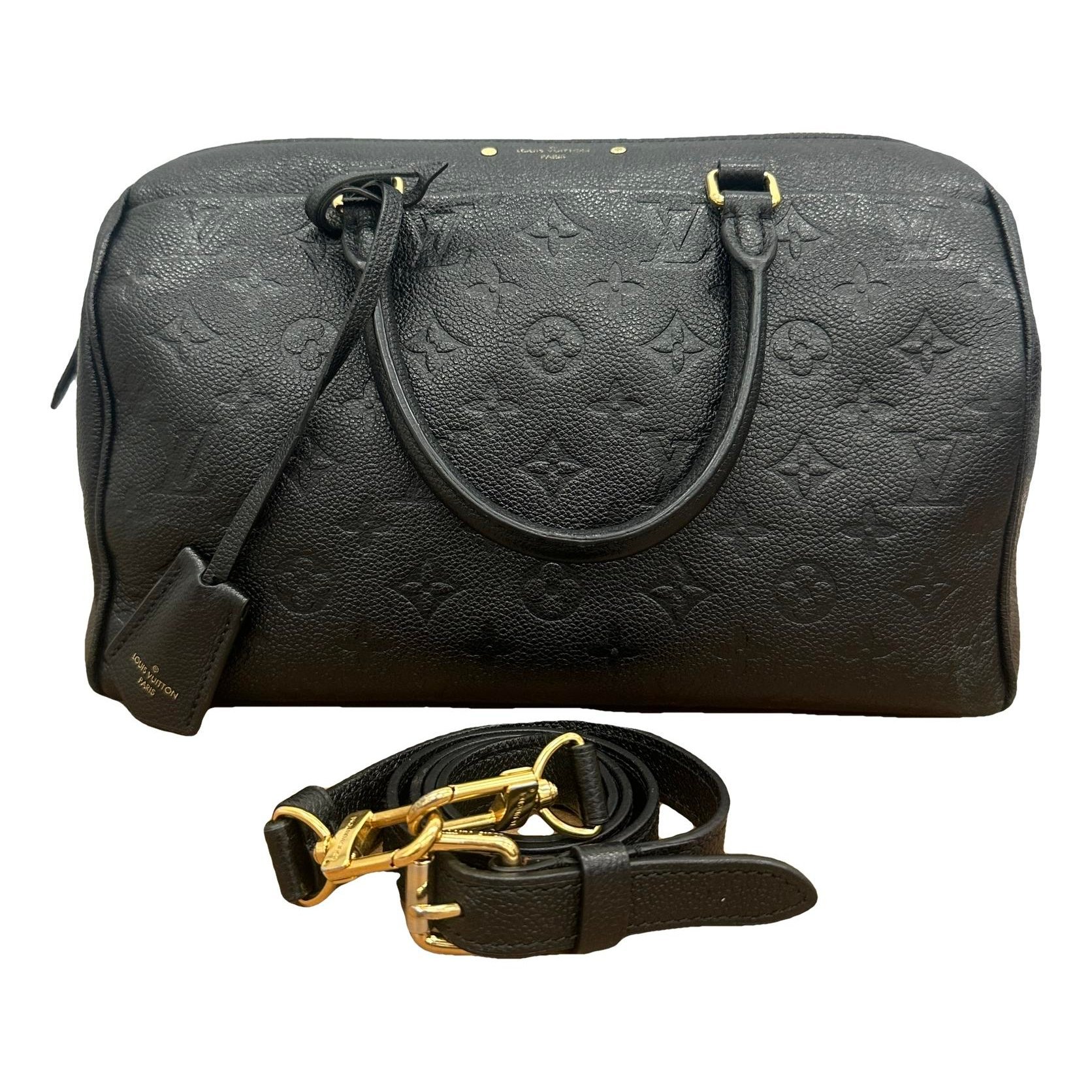 Speedy leather handbag