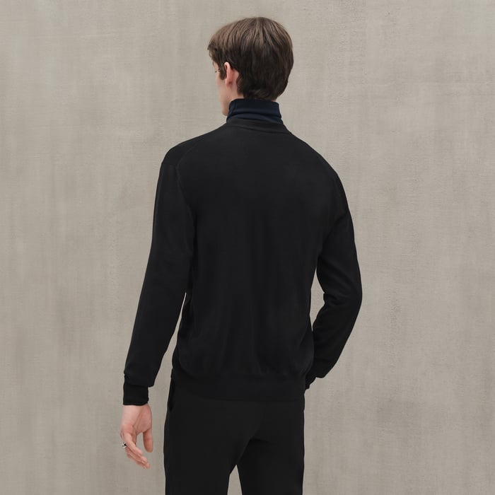 Noir "Detail H" Buttoned Cardigan