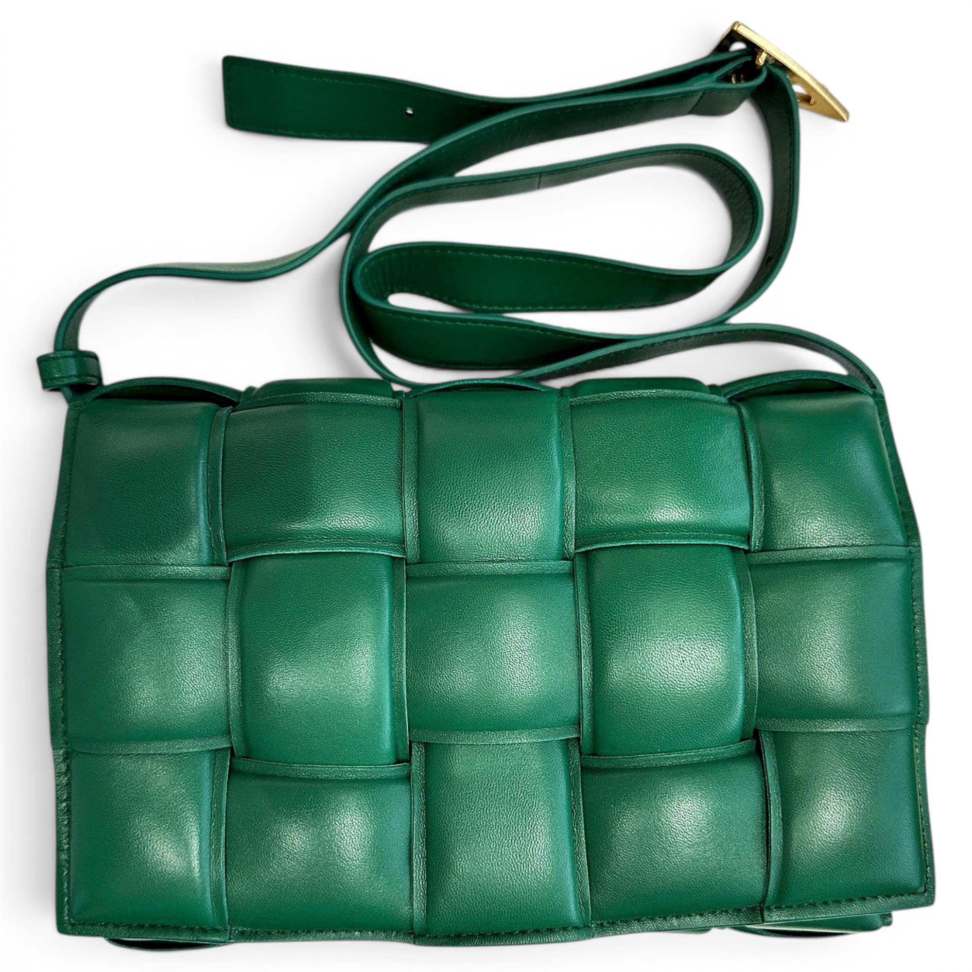 Cassette Padded leather crossbody bag