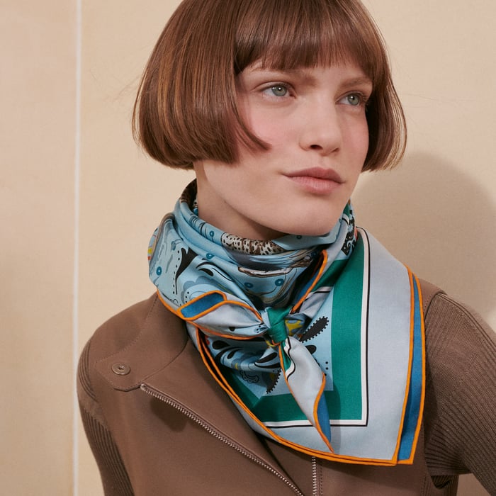 Guepards Bandana Double Face Scarf 90