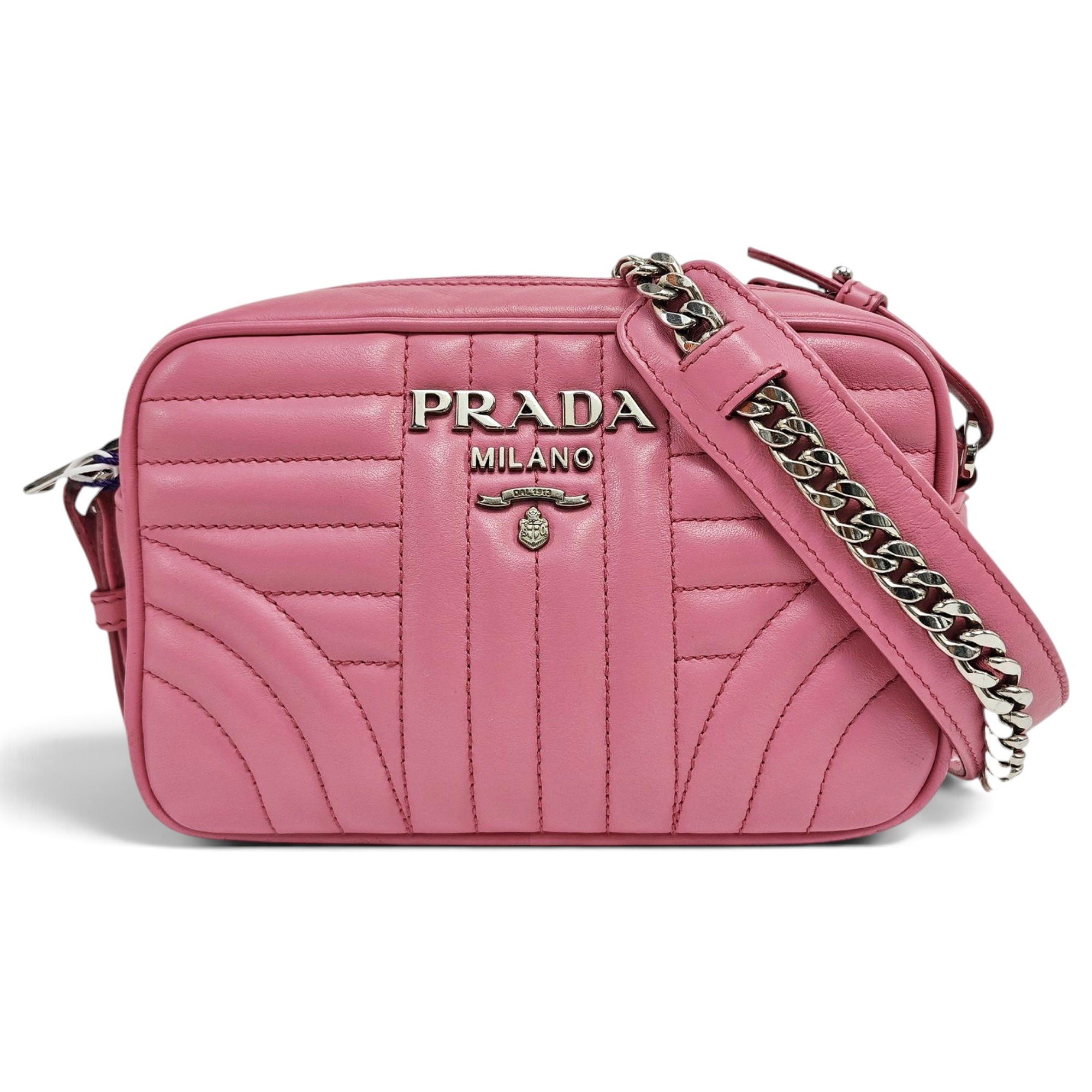Diagramme leather crossbody bag