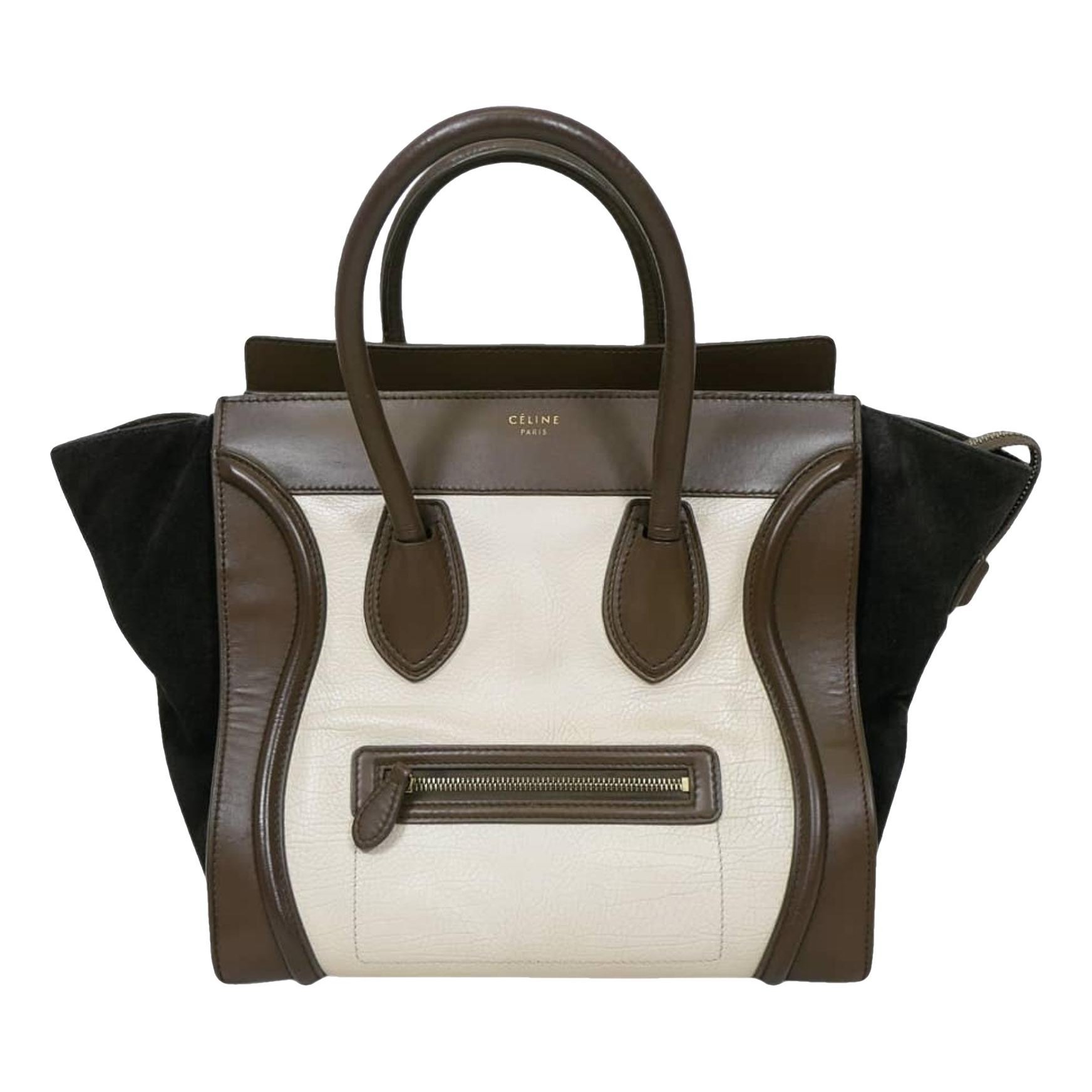 Luggage leather handbag