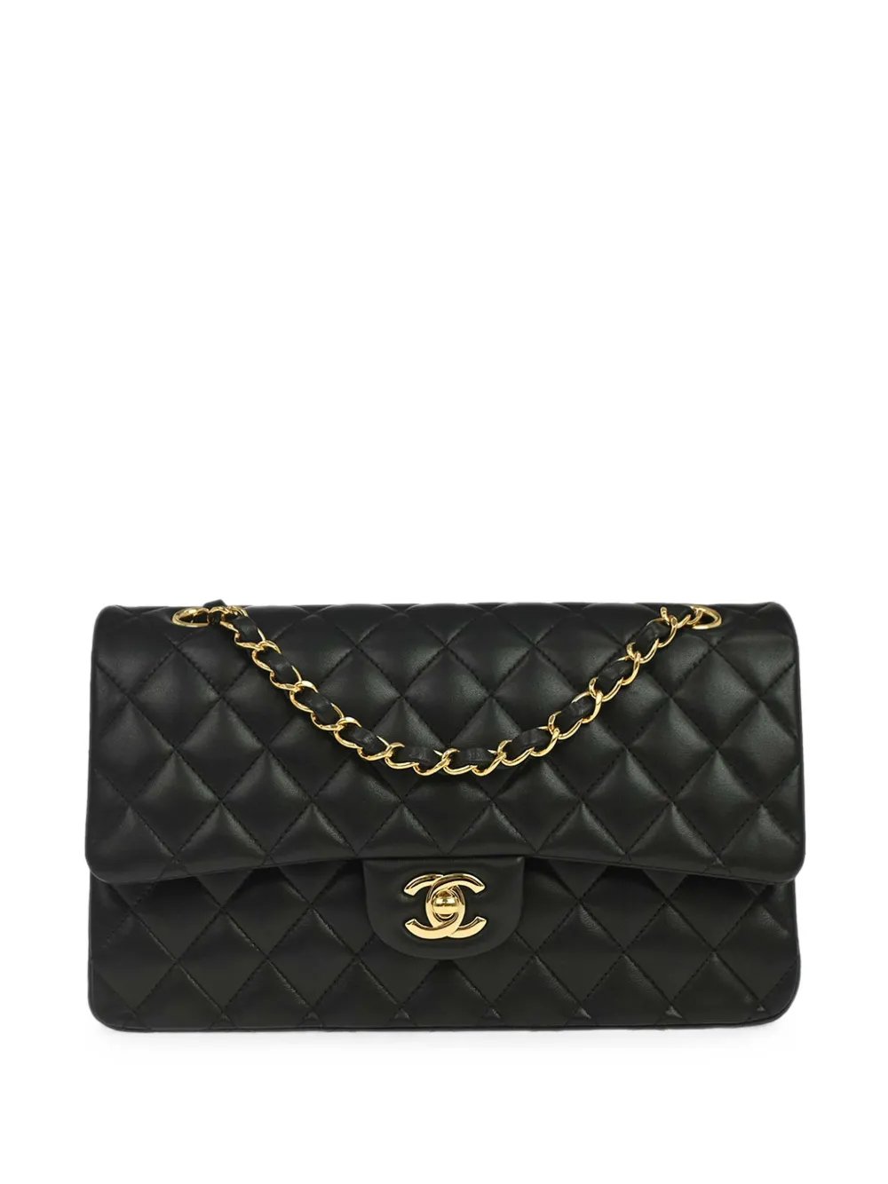 2019 medium CC-logo double flap shoulder bag