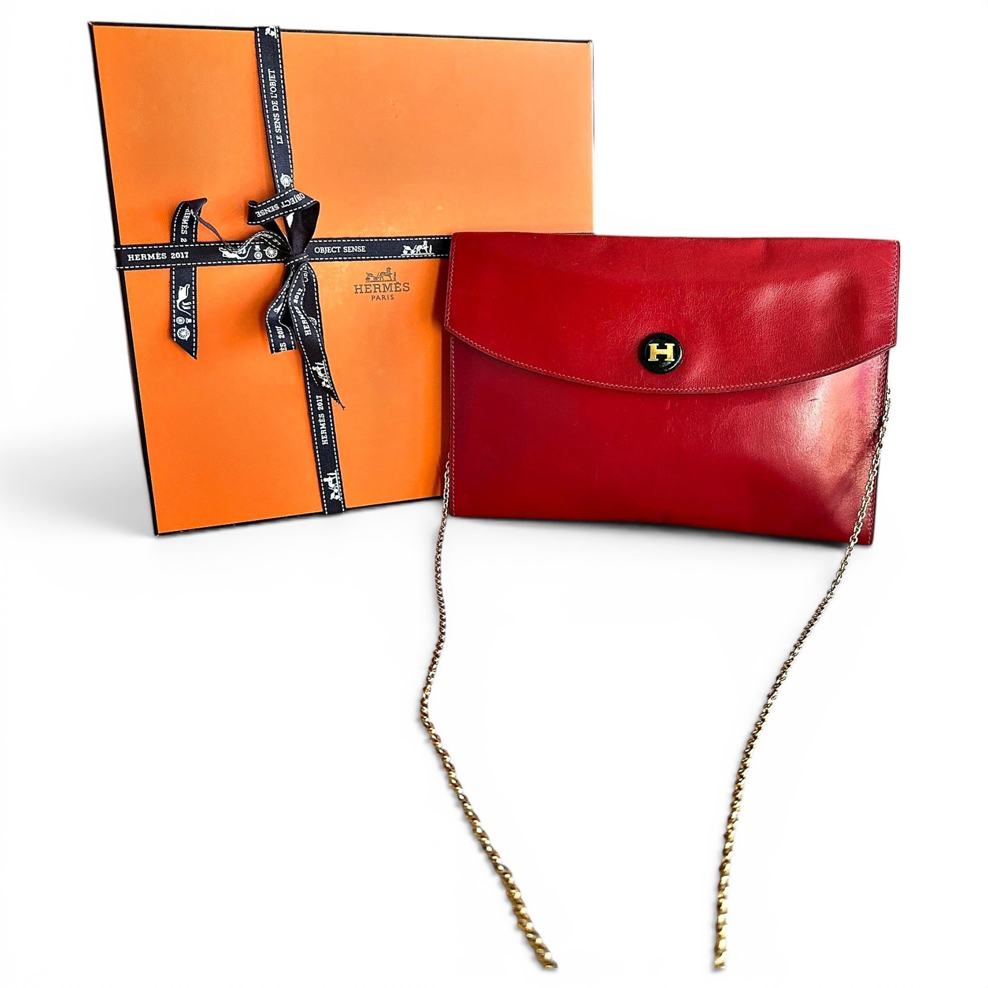 Hermes Gold Handbag