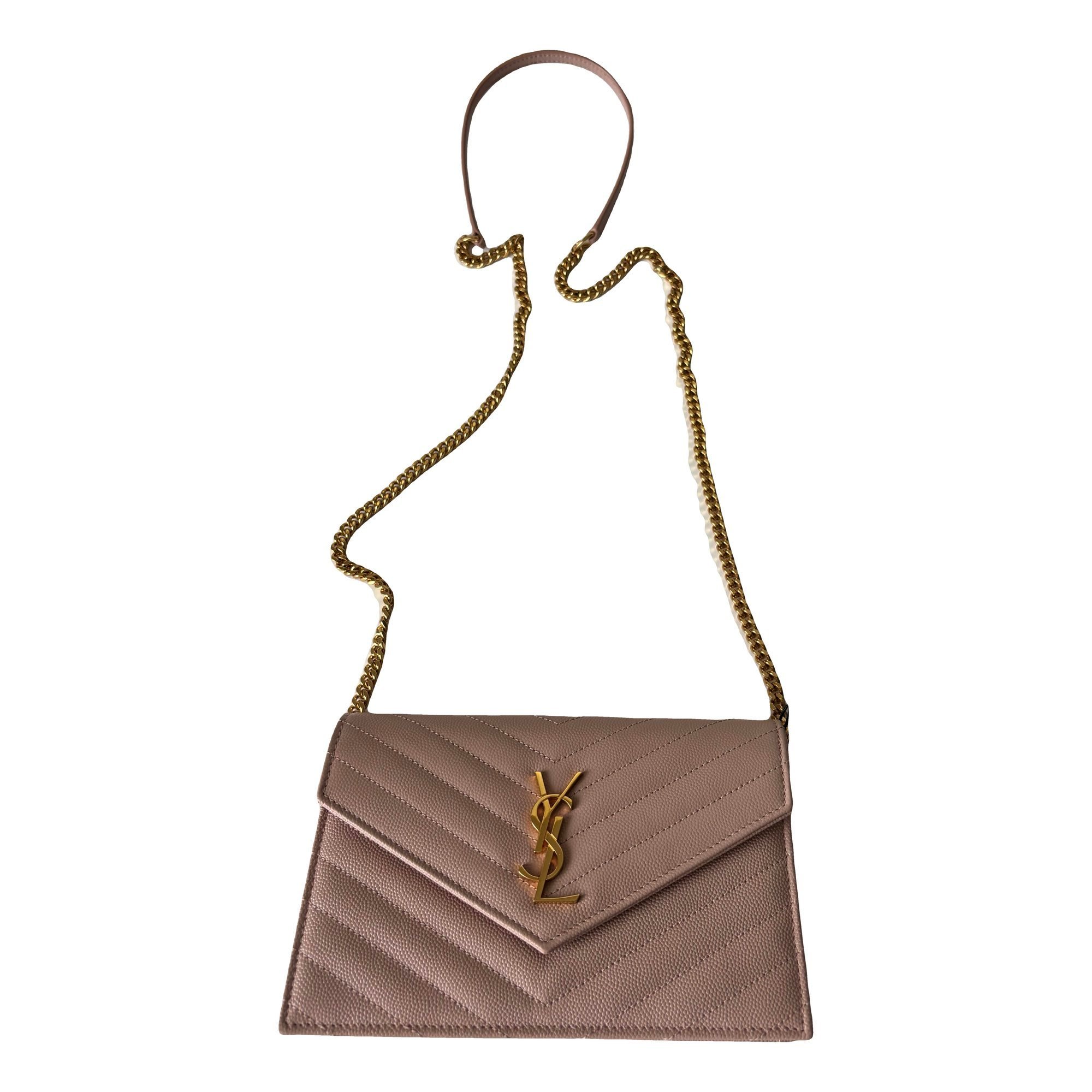 Leather clutch bag