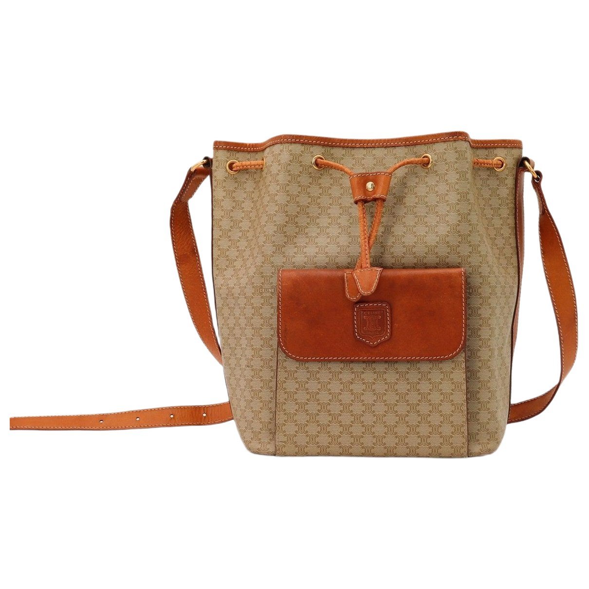 Triomphe leather handbag