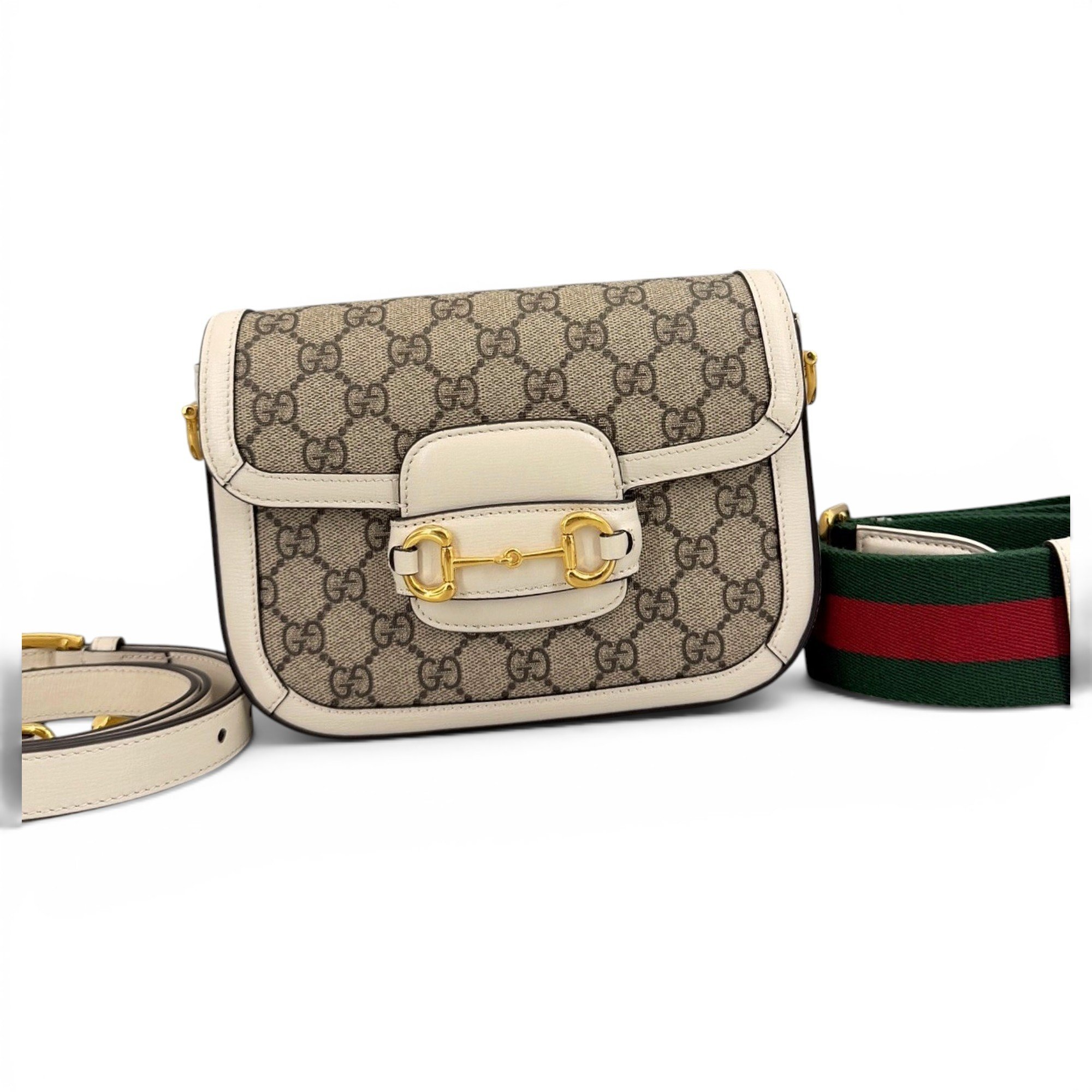 Horsebit 1955 Flap leather handbag