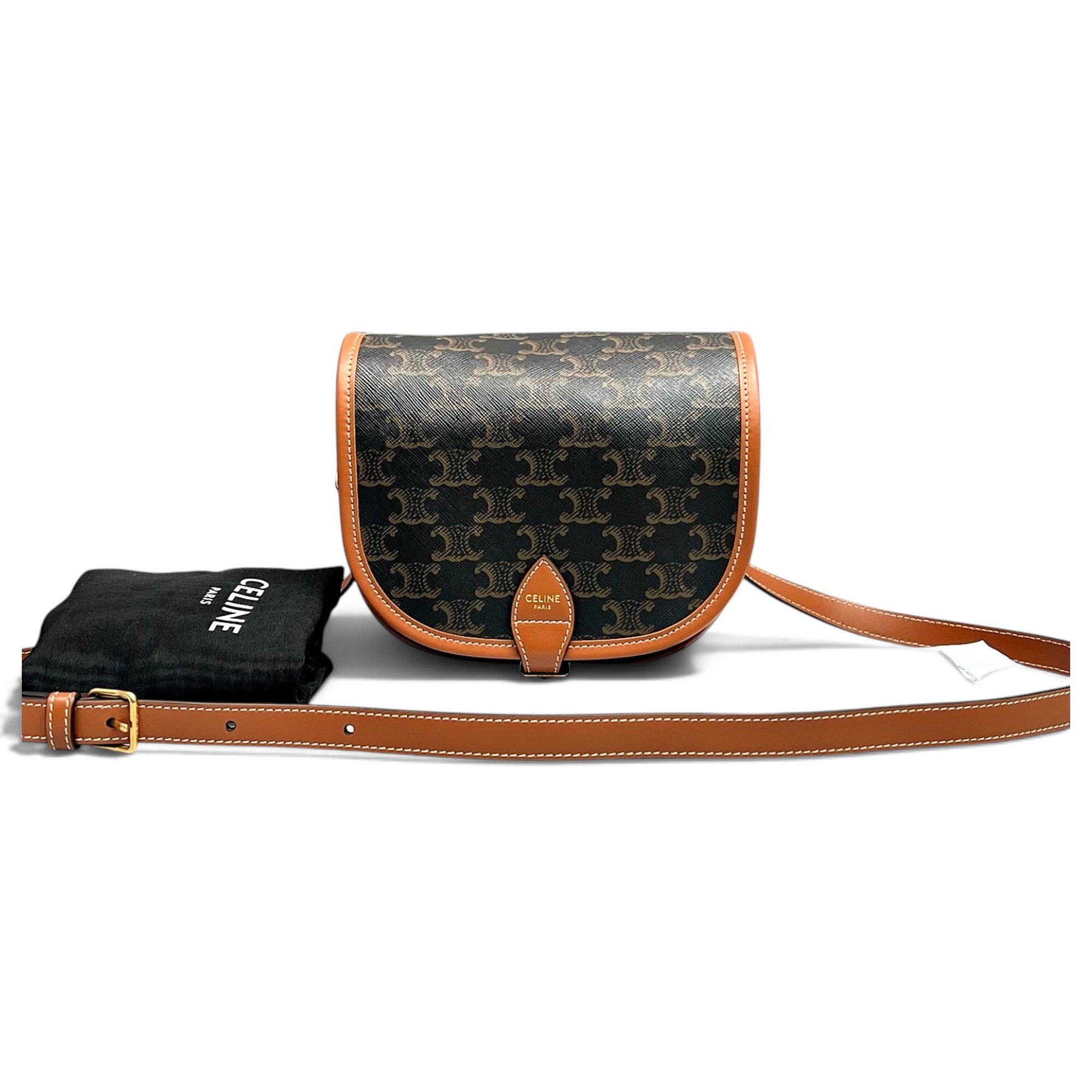 Folco leather crossbody bag