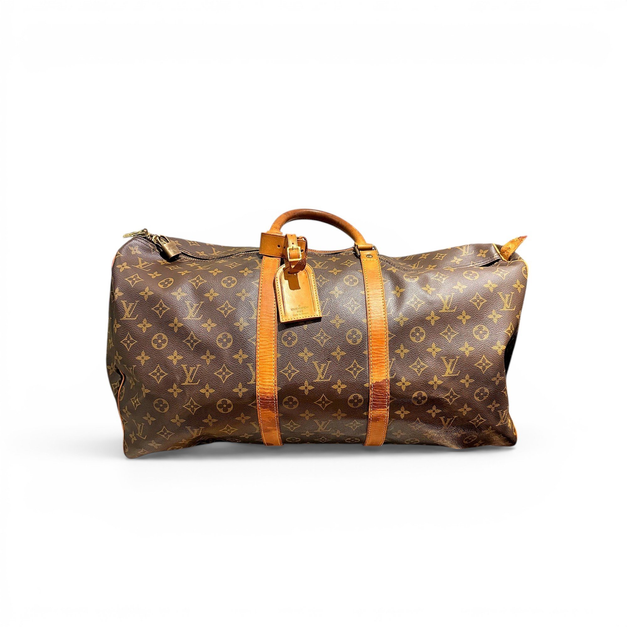 Keepall leather 48h bag
