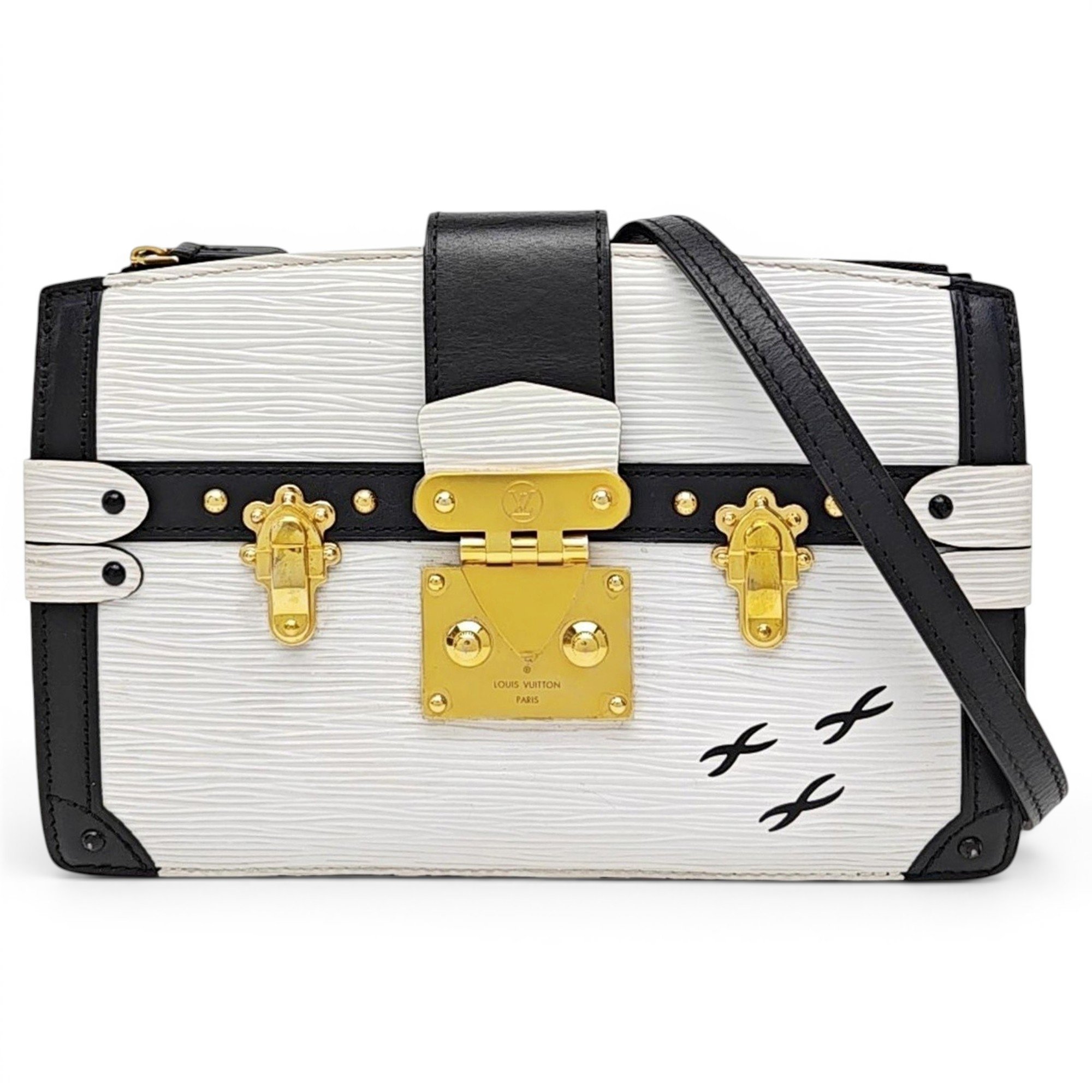 City Trunk leather handbag