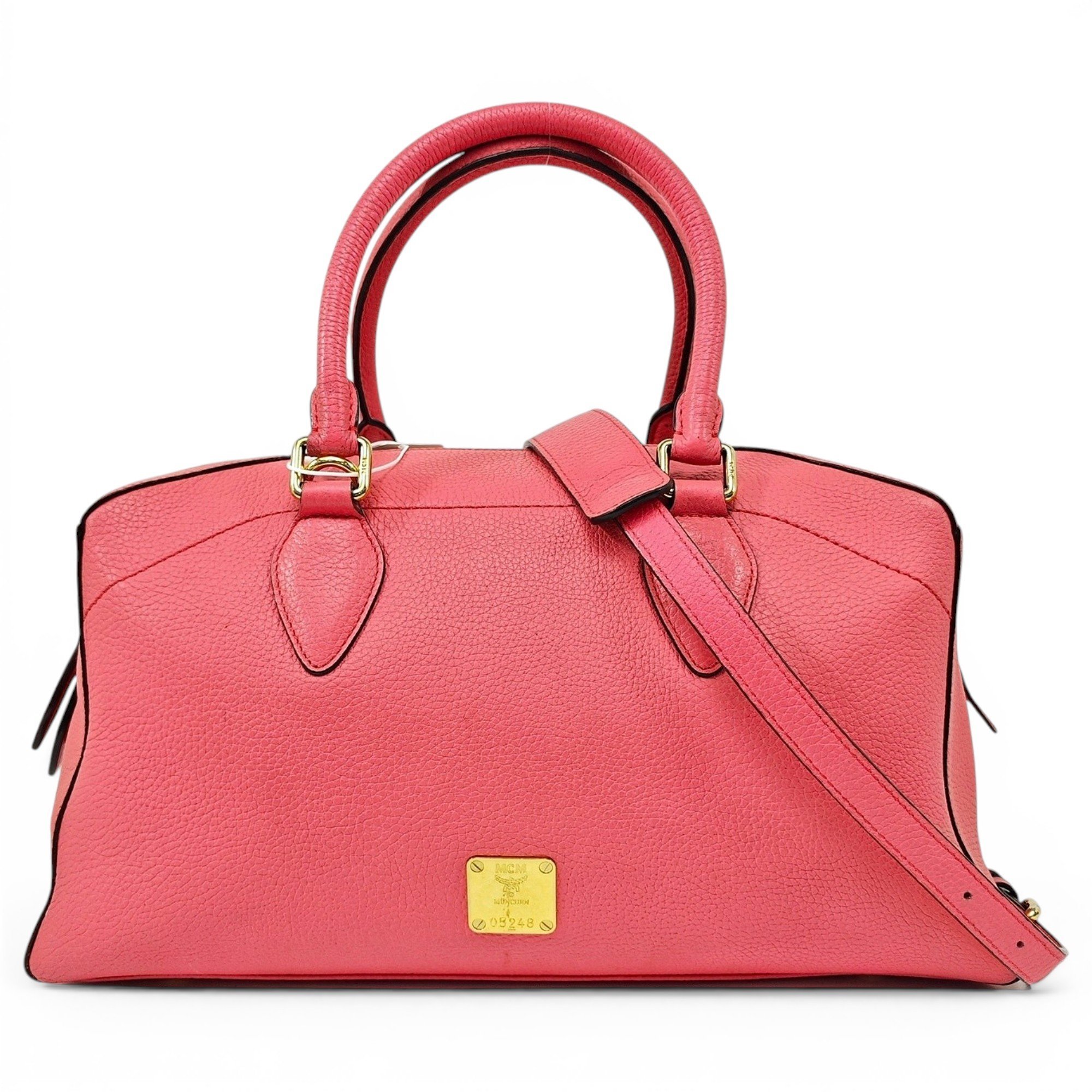 Leather handbag