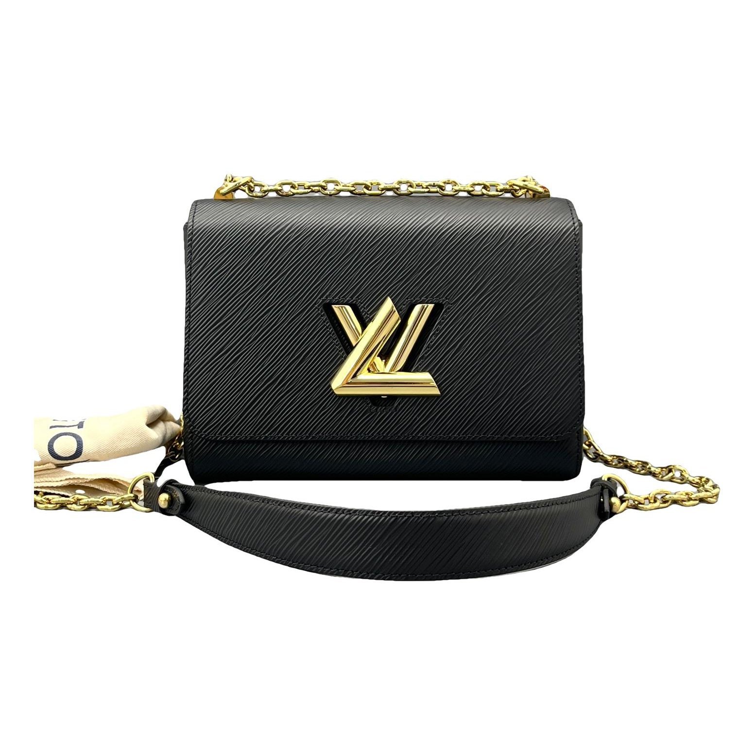 Twist leather handbag