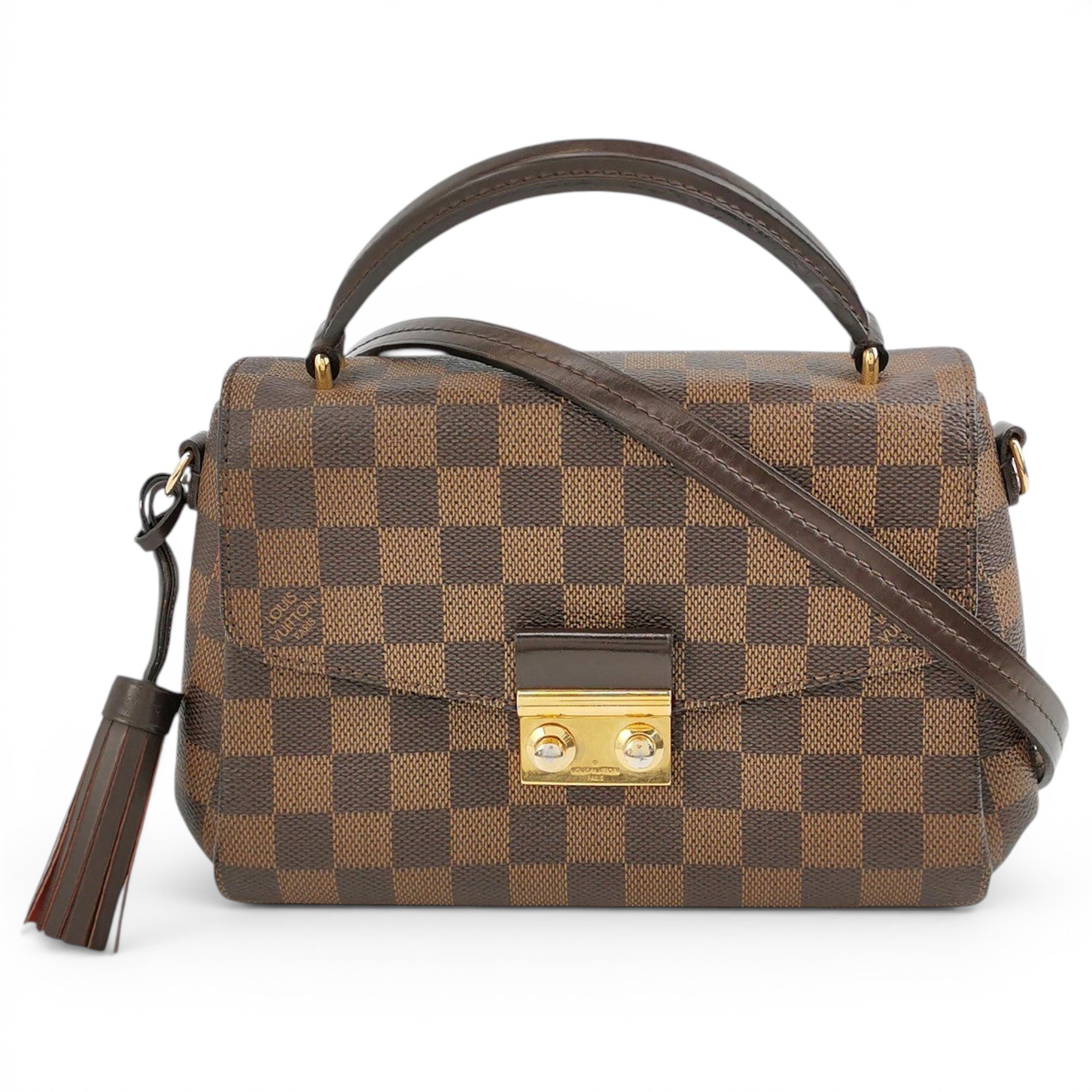 Croisette leather handbag