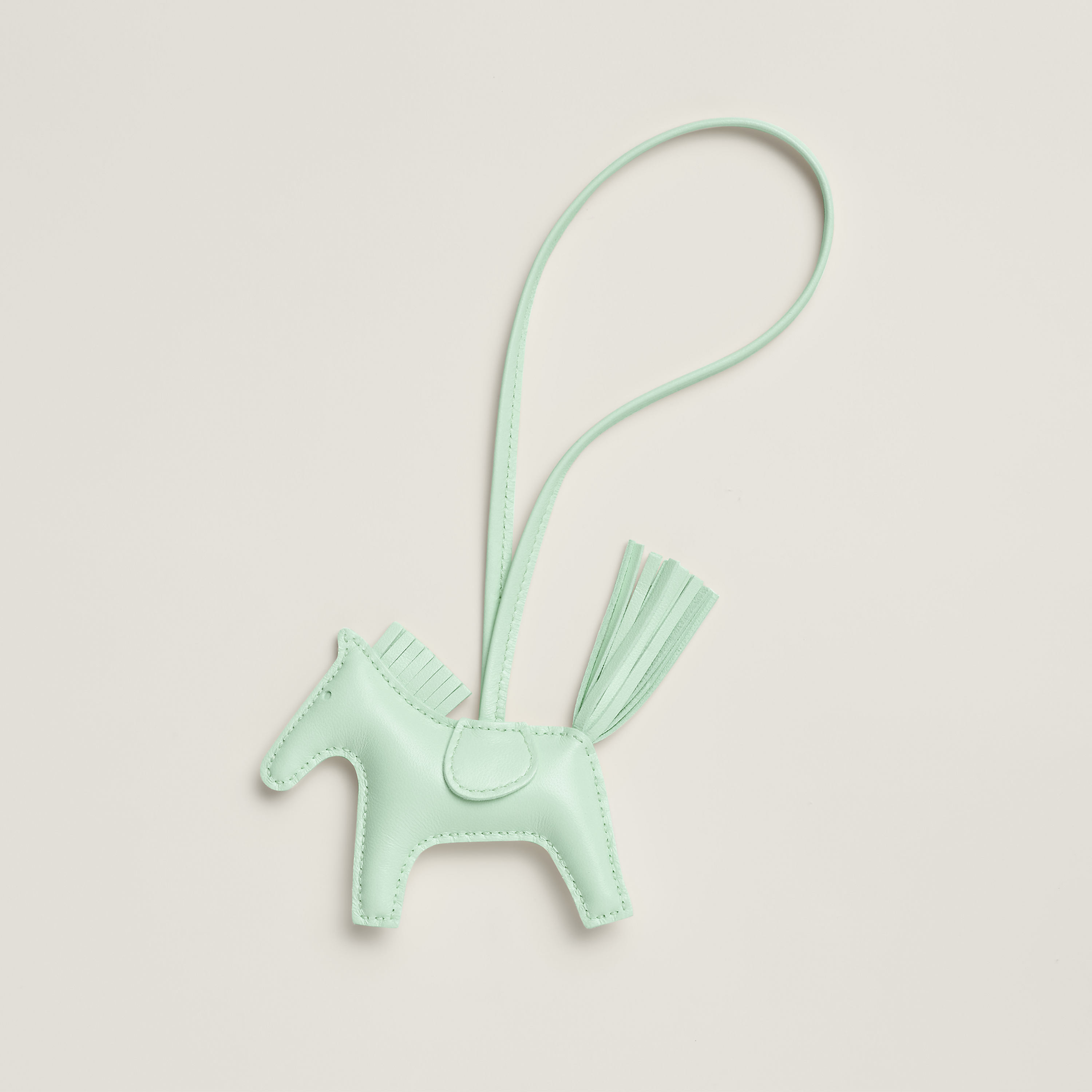 Hermès Rodeo charm in Vert fizz