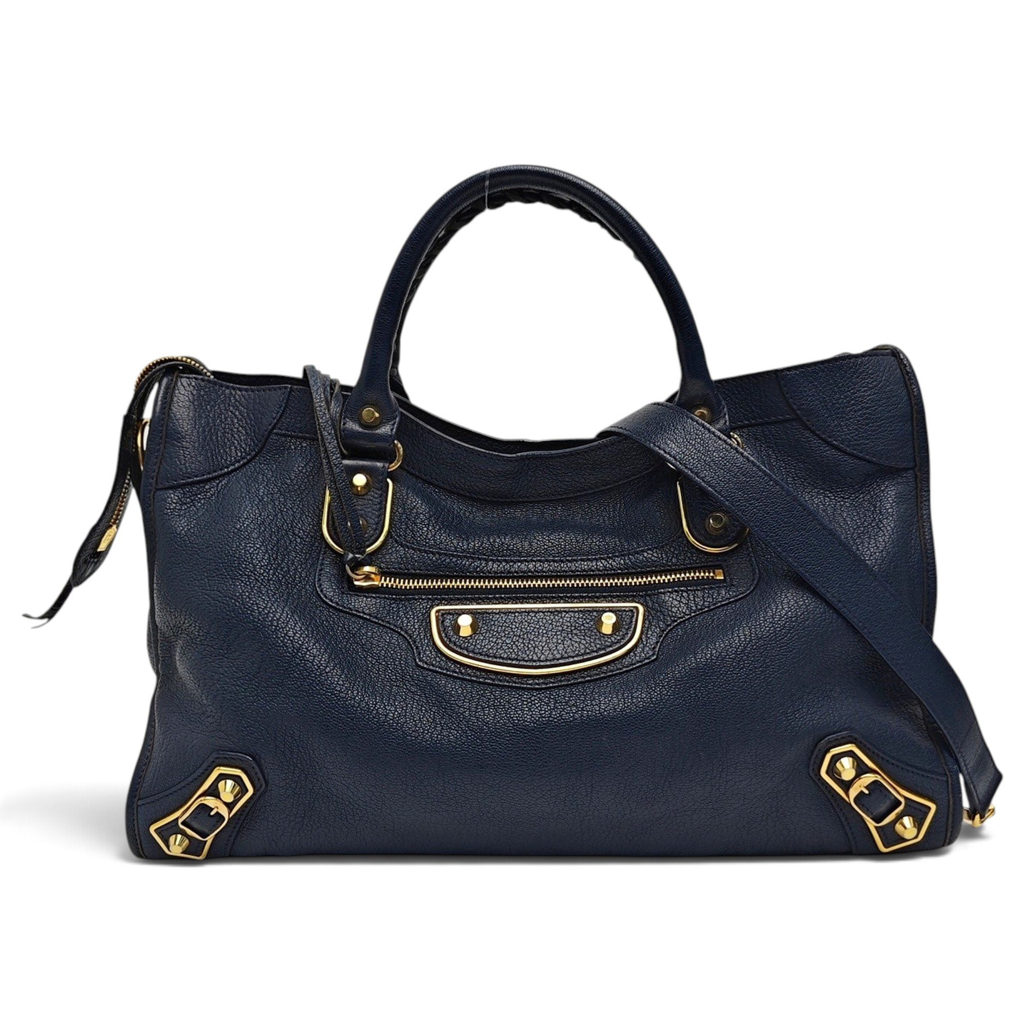 Leather handbag