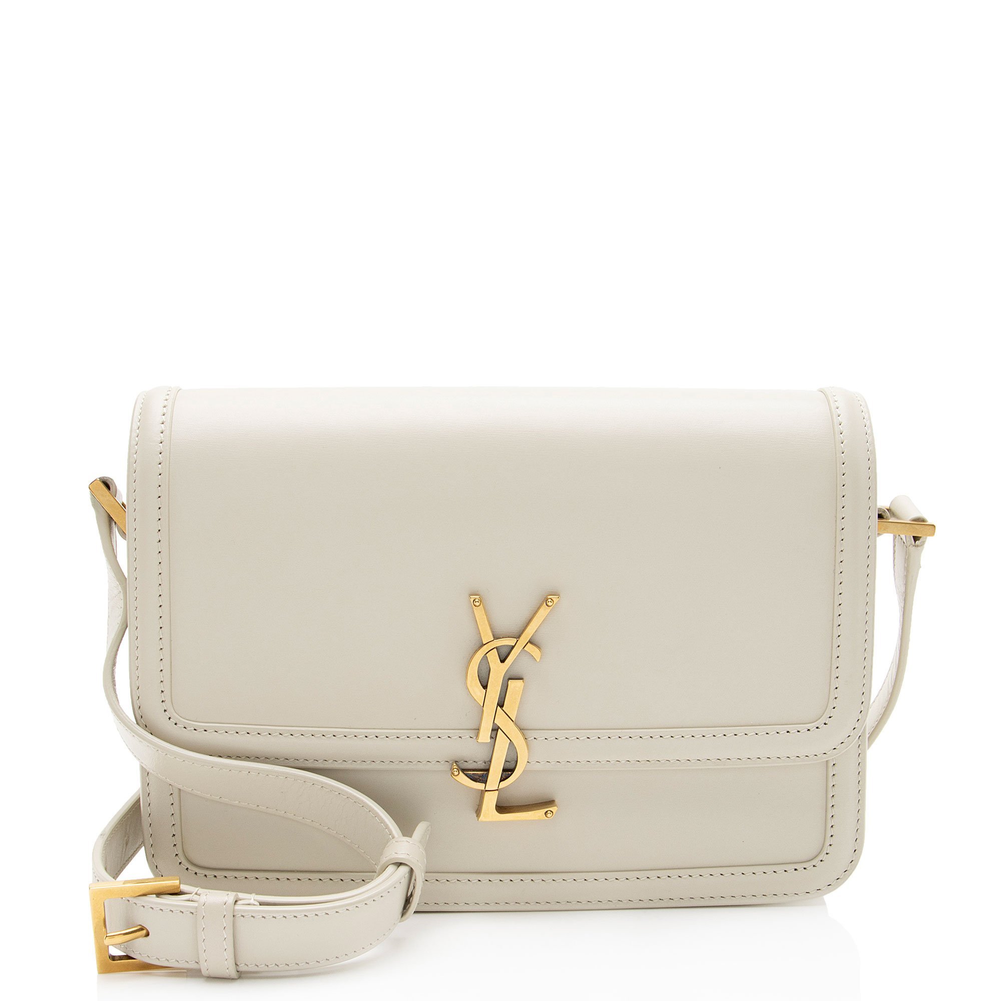 Solférino leather handbag