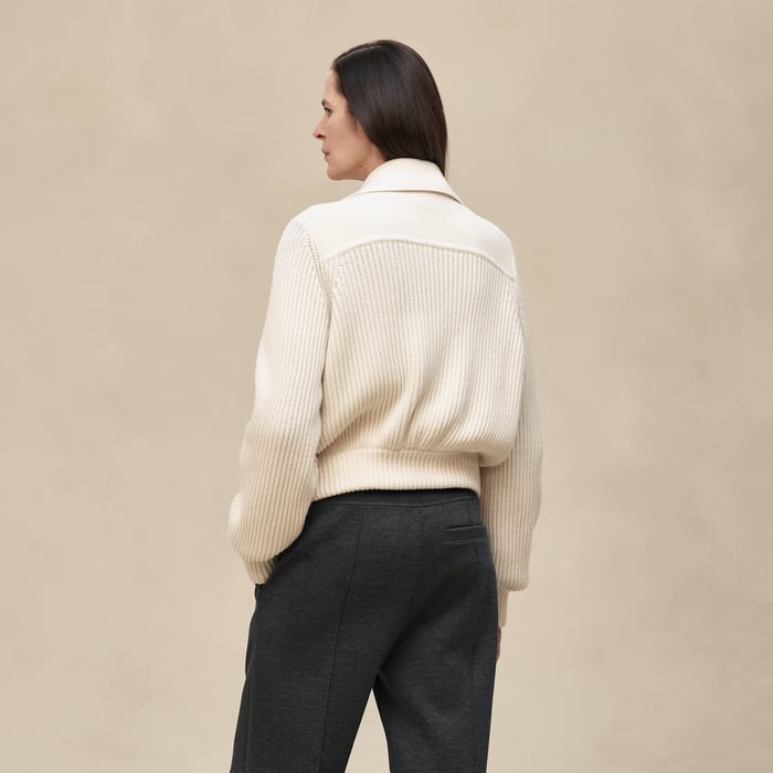 Blanc Naturel Long-sleeve Jacket