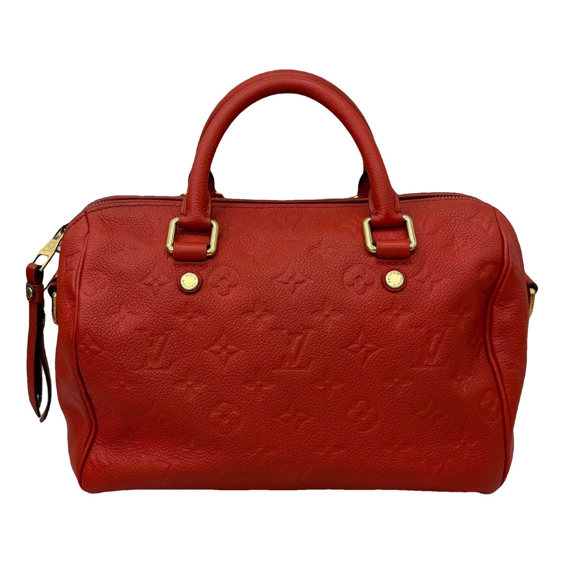 Speedy leather handbag