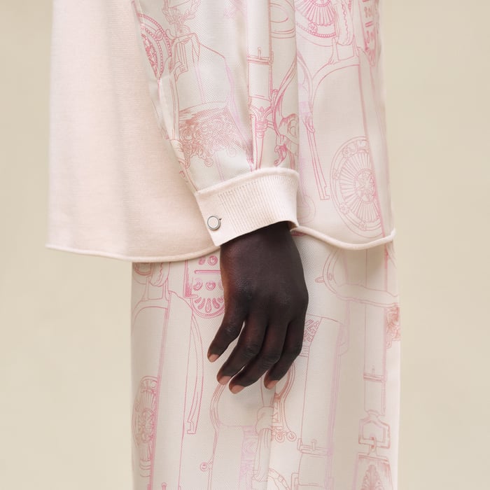 Rose Pétale "Etriers Remix" Overshirt