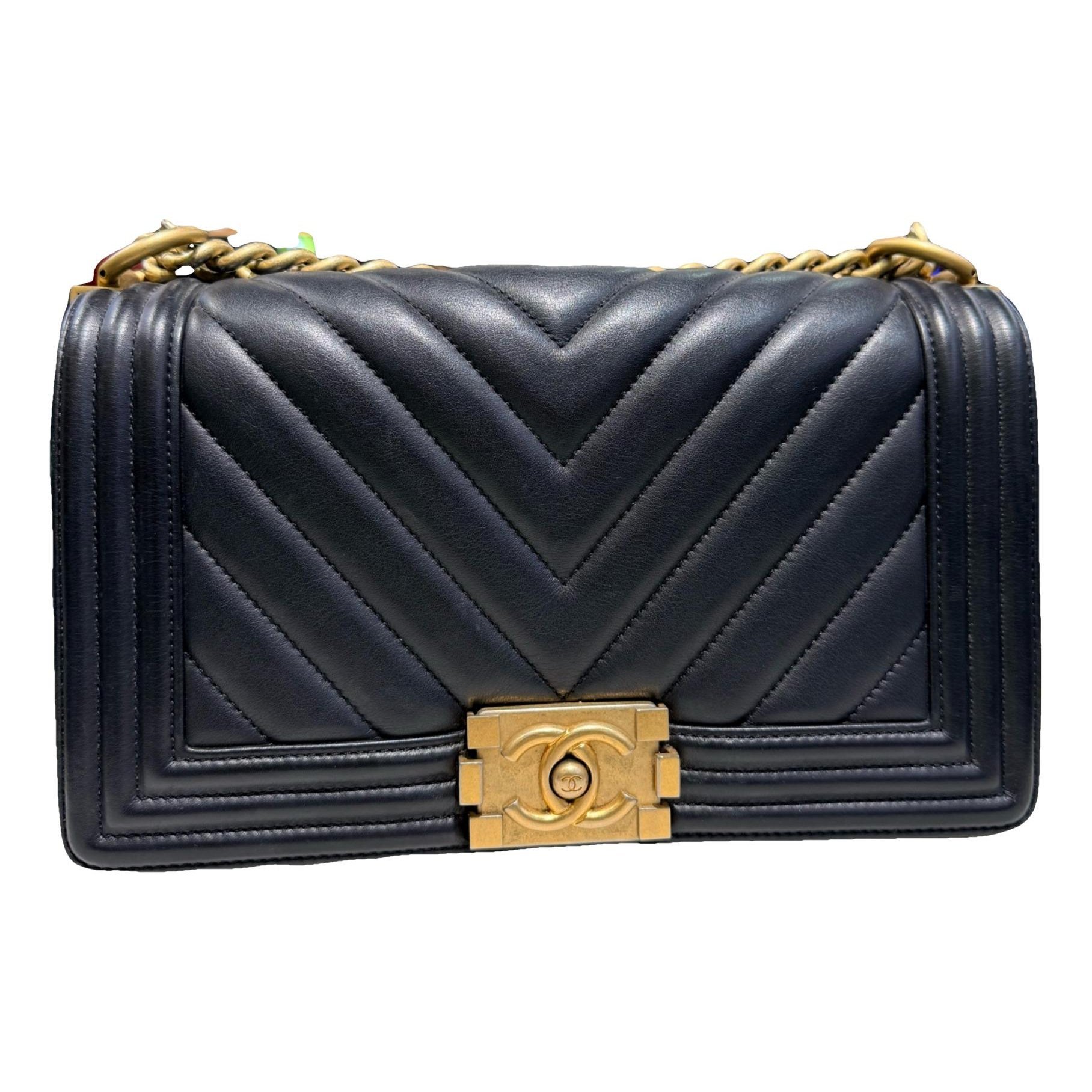 Boy leather crossbody bag