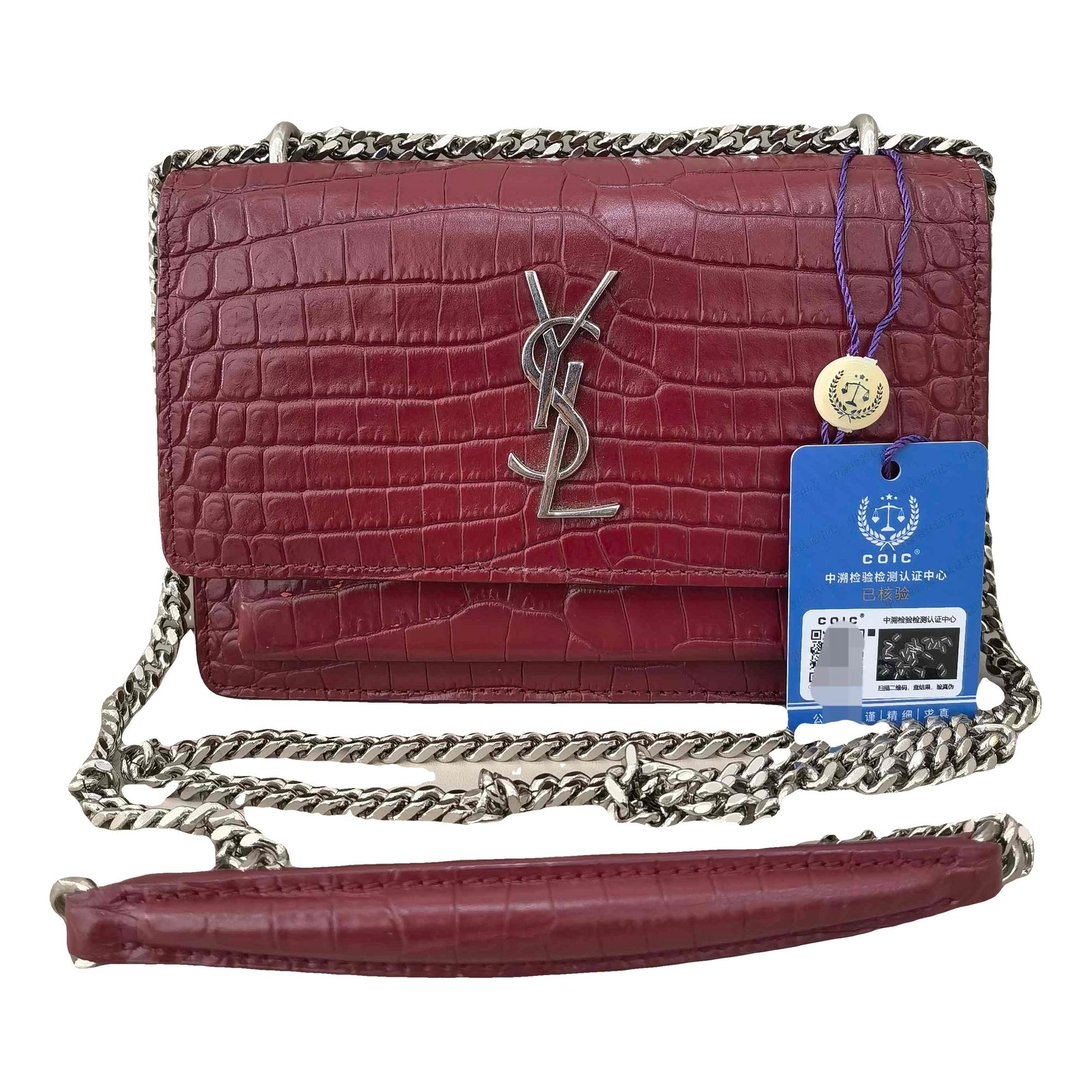 Sunset leather handbag