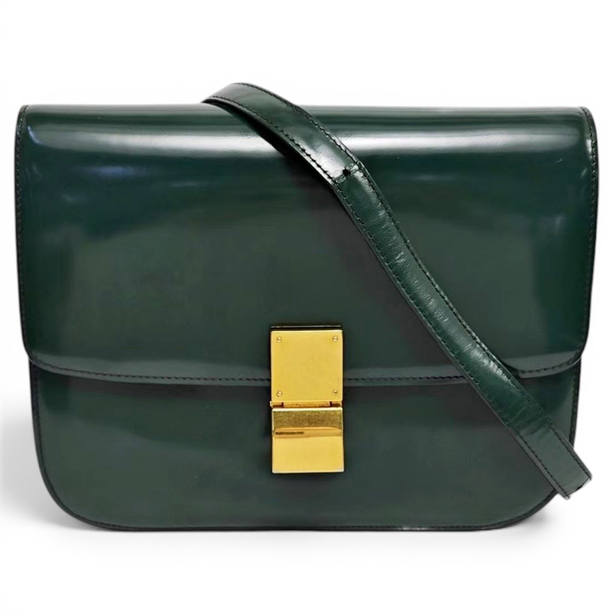Classic leather handbag