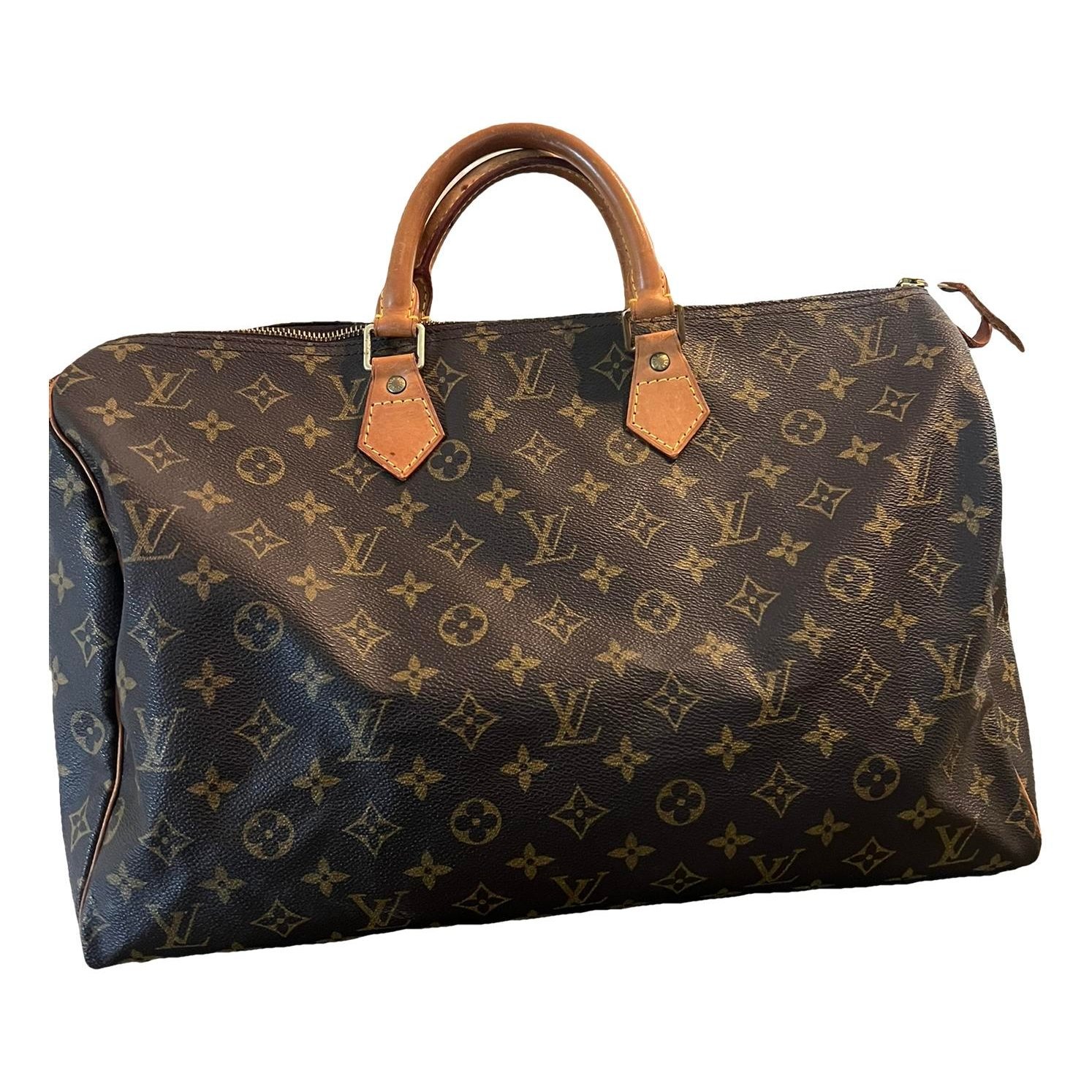 Leather travel bag