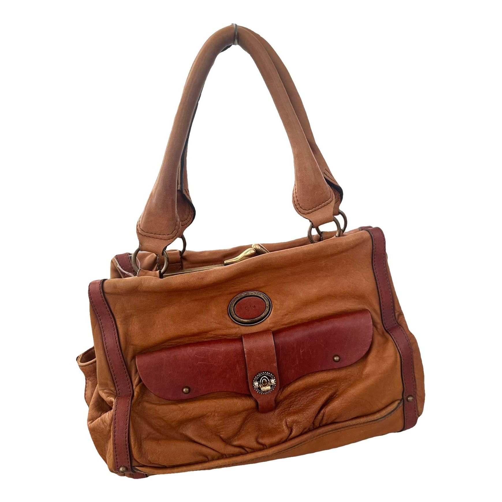 Leather handbag