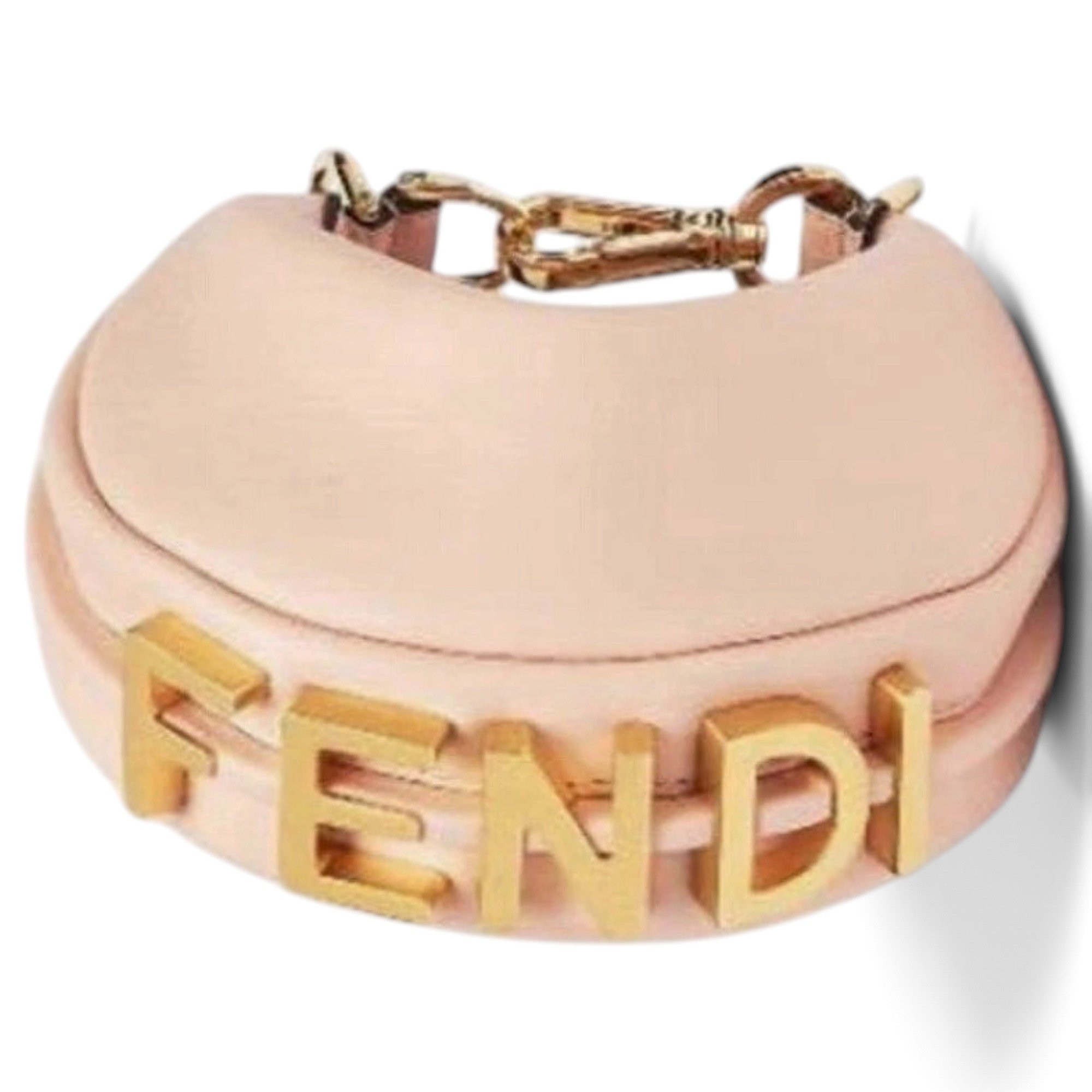 Fendigraphy leather handbag