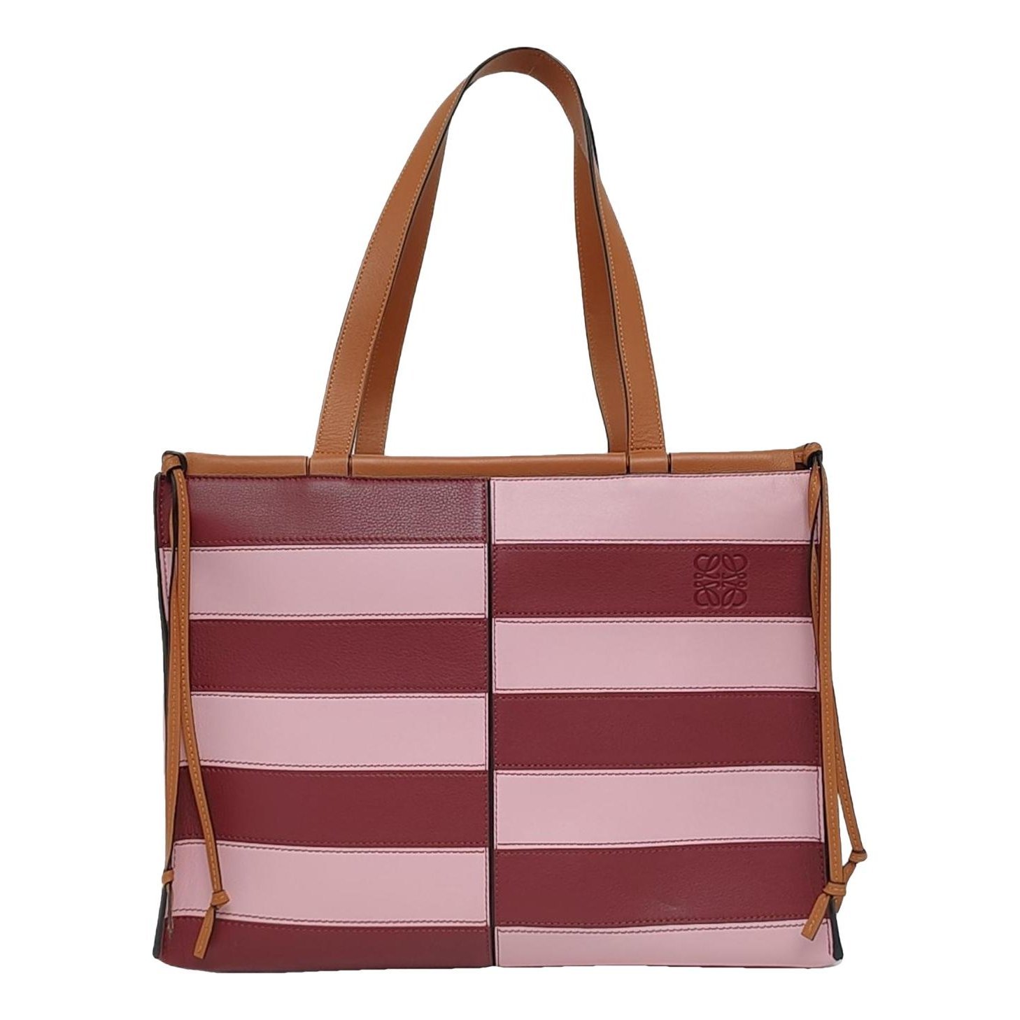 Cushion leather handbag