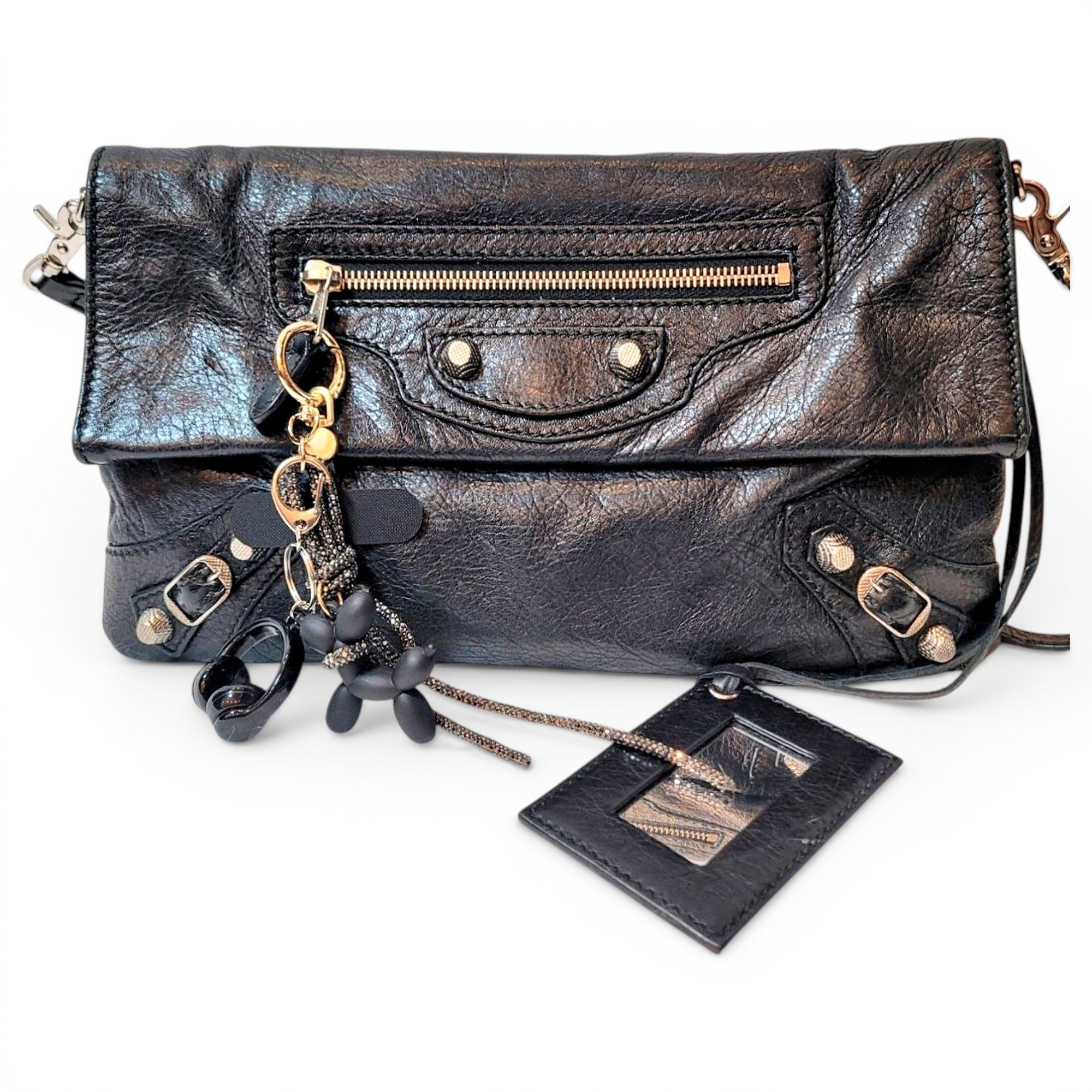 Balenciaga Envelop leather crossbody bag