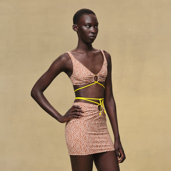 Marron Alezan "Naoussa" Skirt