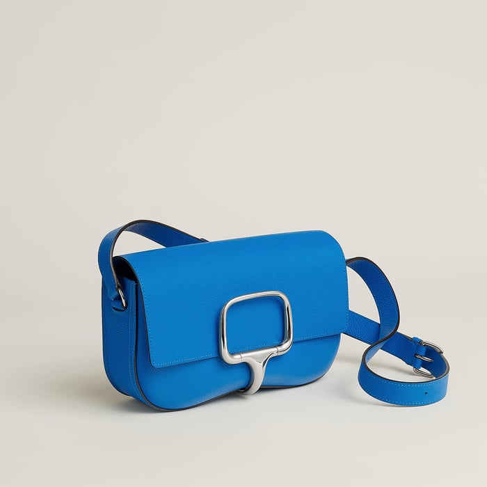 Bleu Hydra Hermès Della Cavalleria Elan Bag