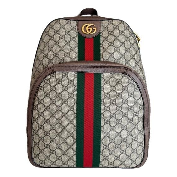 Leather backpack