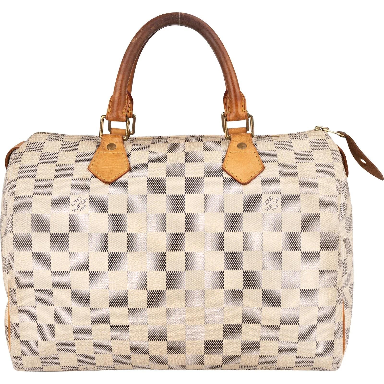 Louis Vuitton Speedy leather handbag