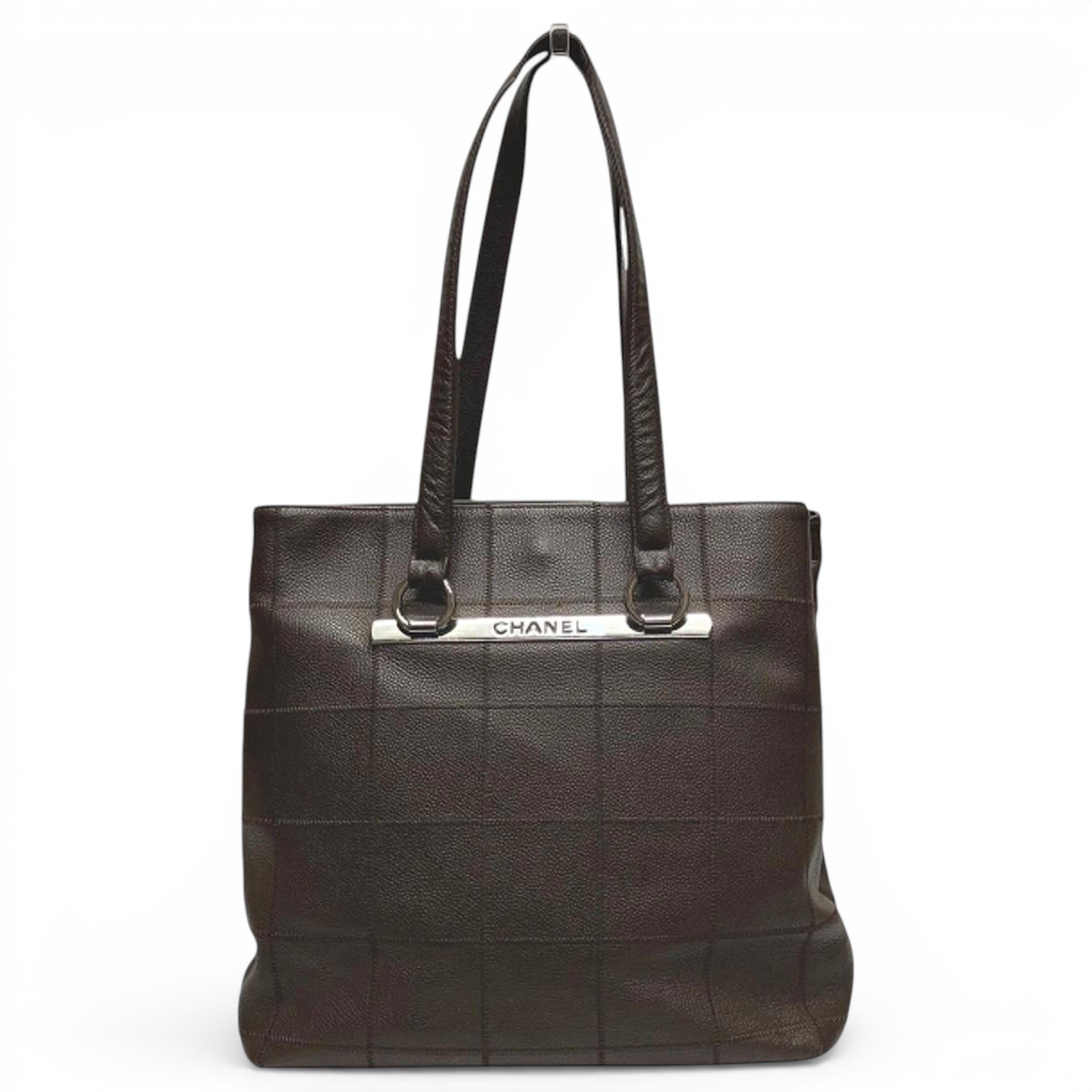 Leather tote