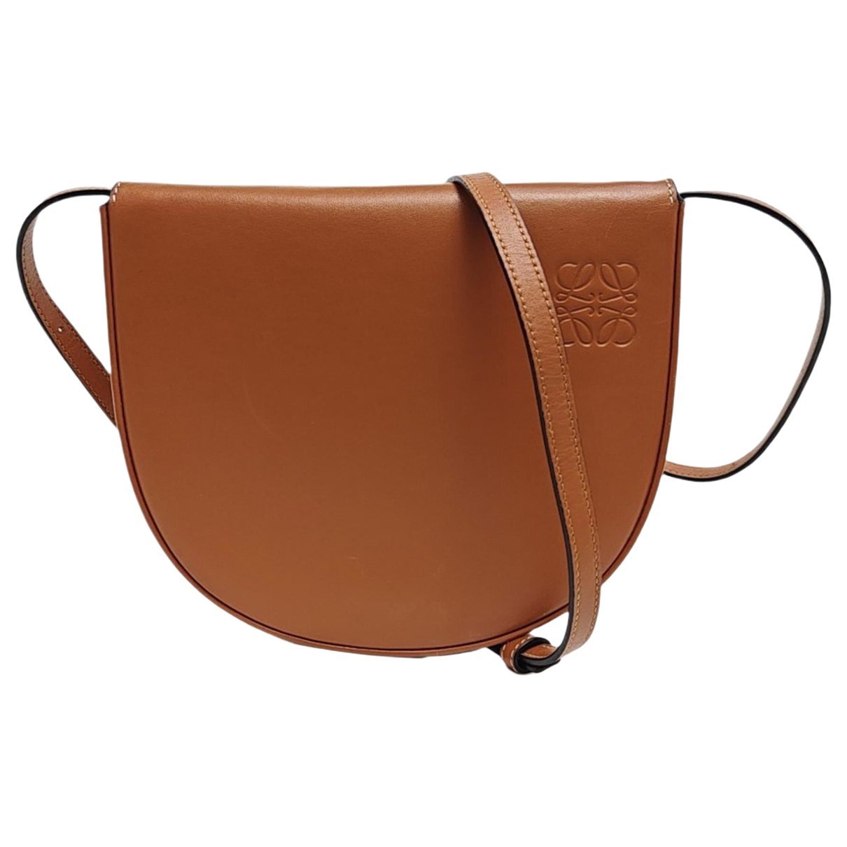 Heel leather crossbody bag