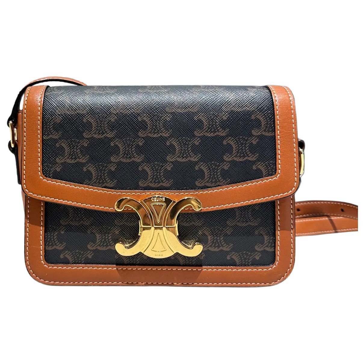 Clea vinyl handbag