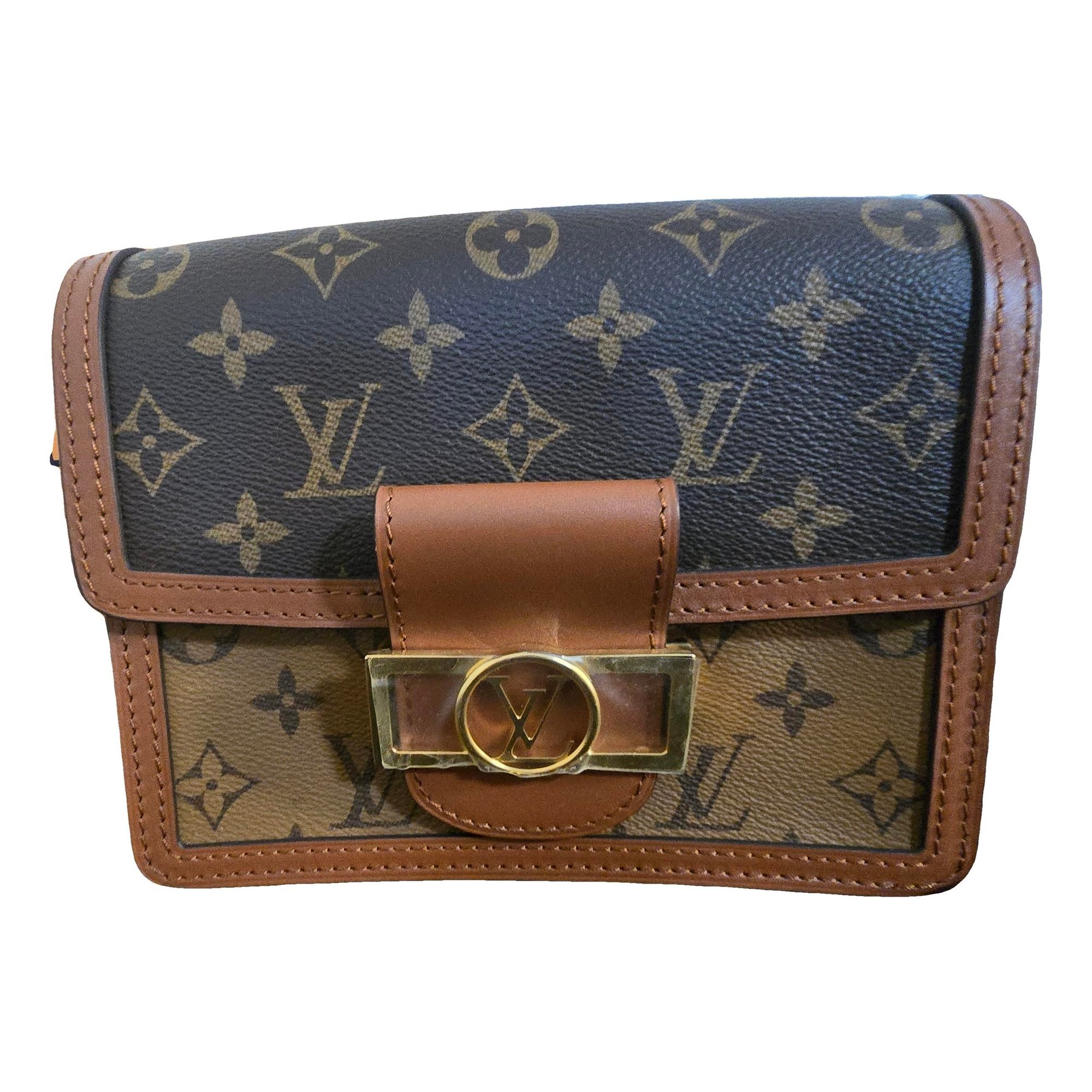 Dauphine leather crossbody bag