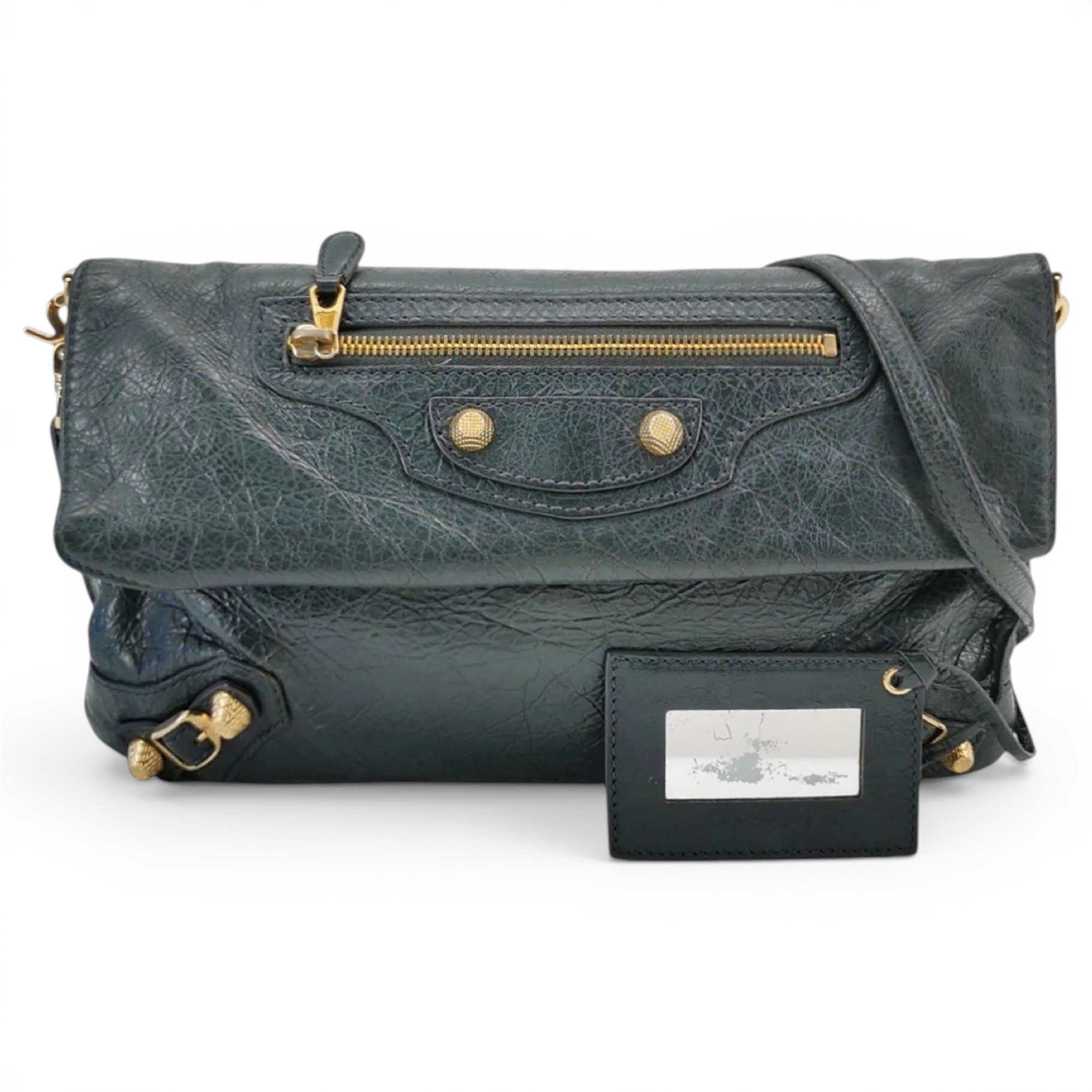 City leather crossbody bag