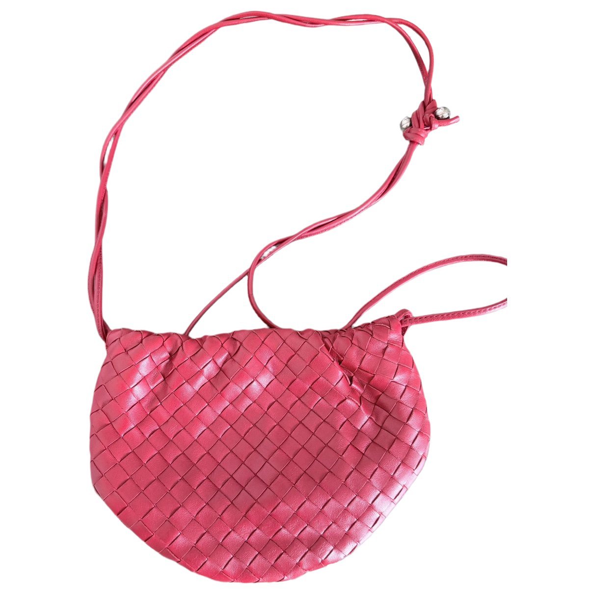 Bulb leather handbag
