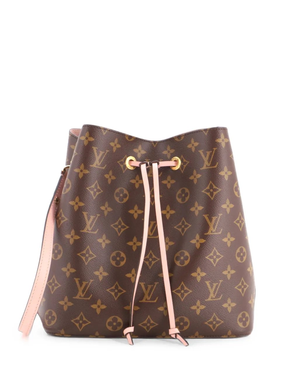 NeoNoe Handbag Monogram Canvas with Leather MM bucket bag