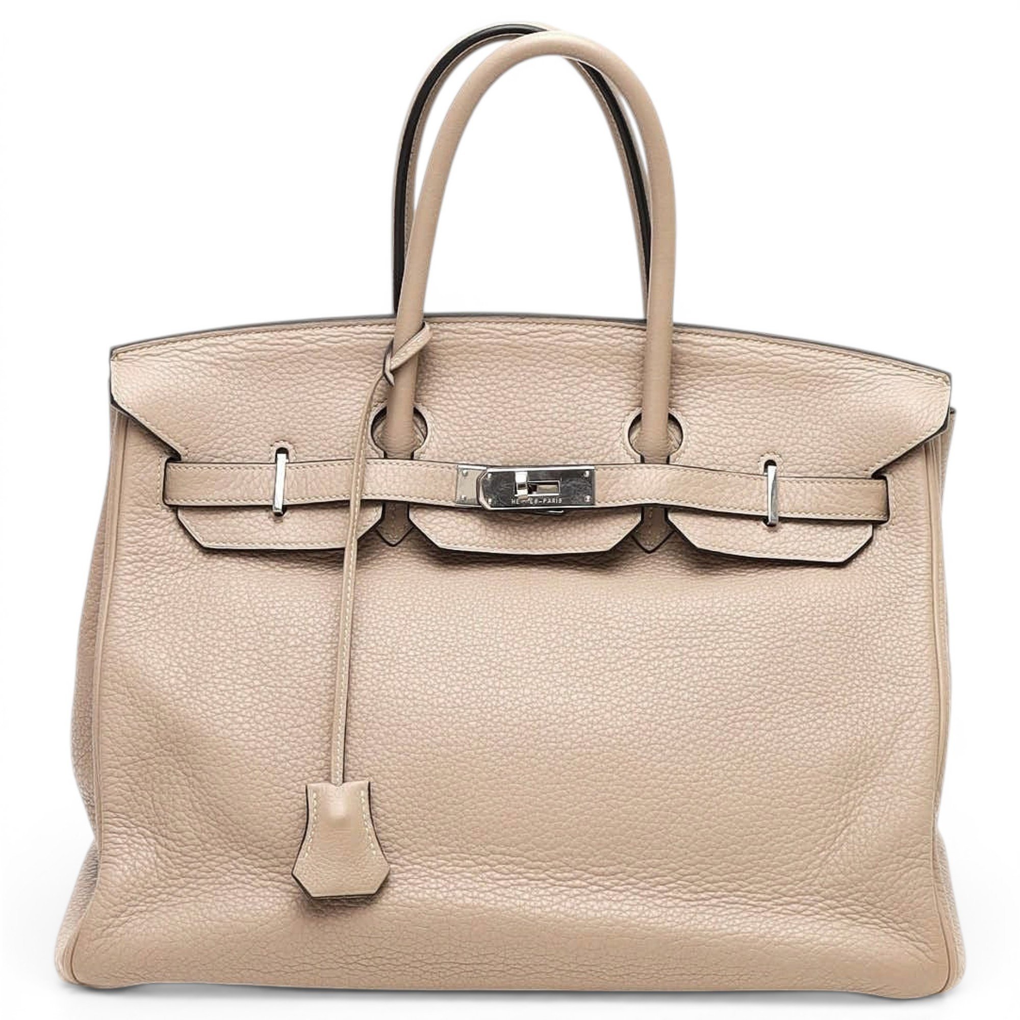 Birkin 35 leather handbag