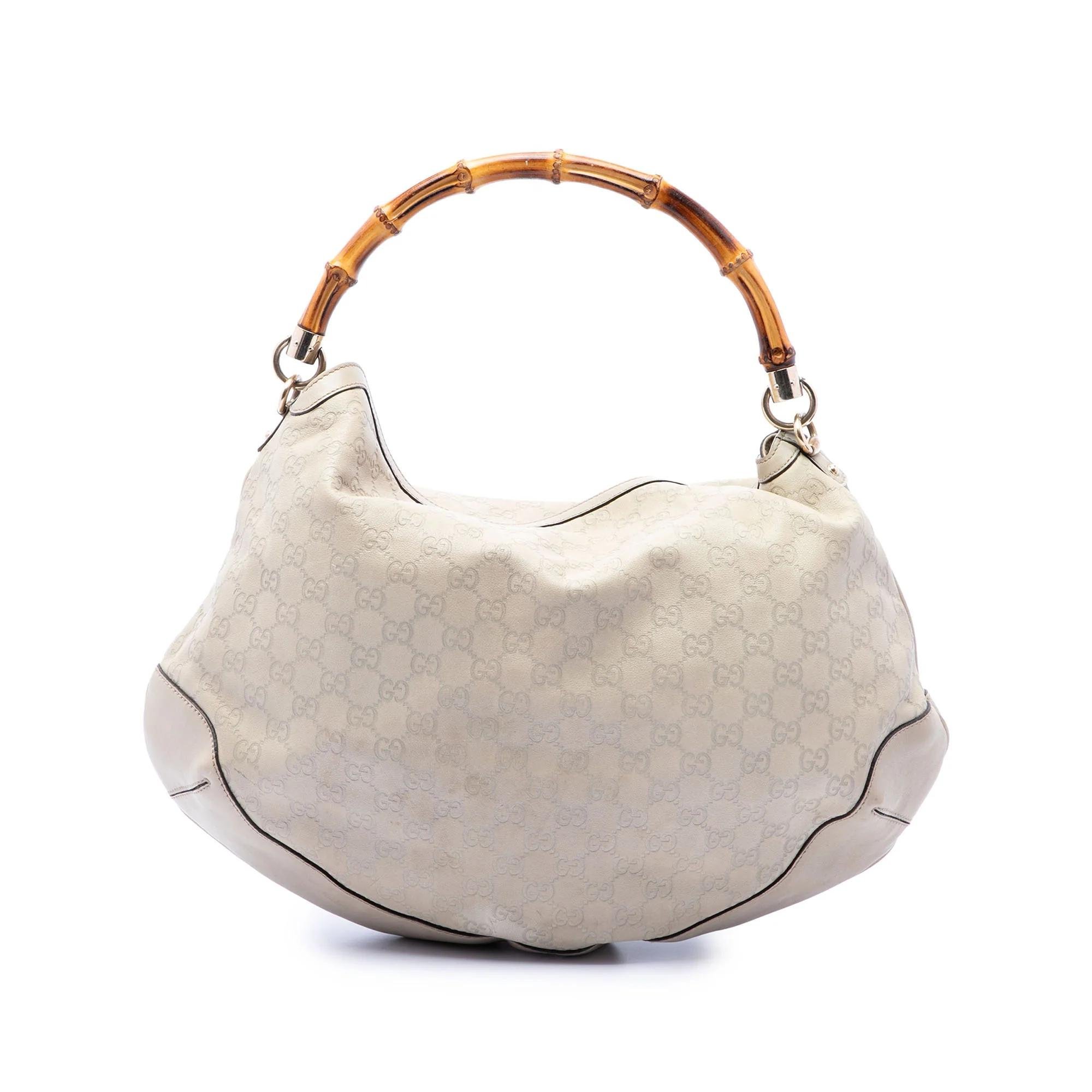 Bamboo pony-style calfskin handbag