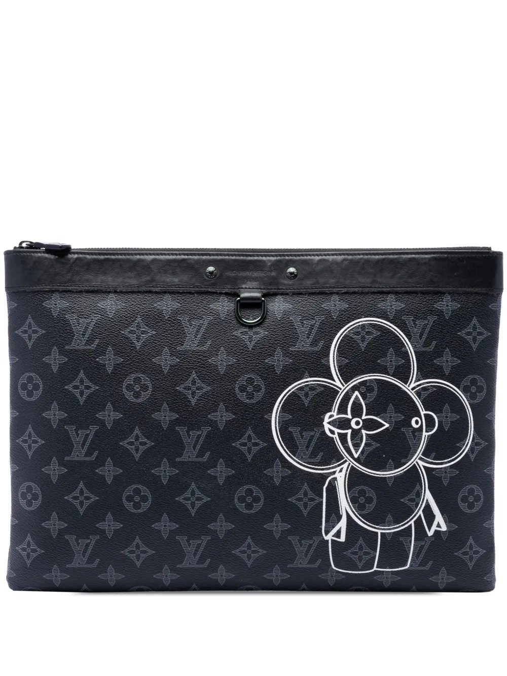2018 Monogram Eclipse Vivienne Apollo Pochette GM clutch bag