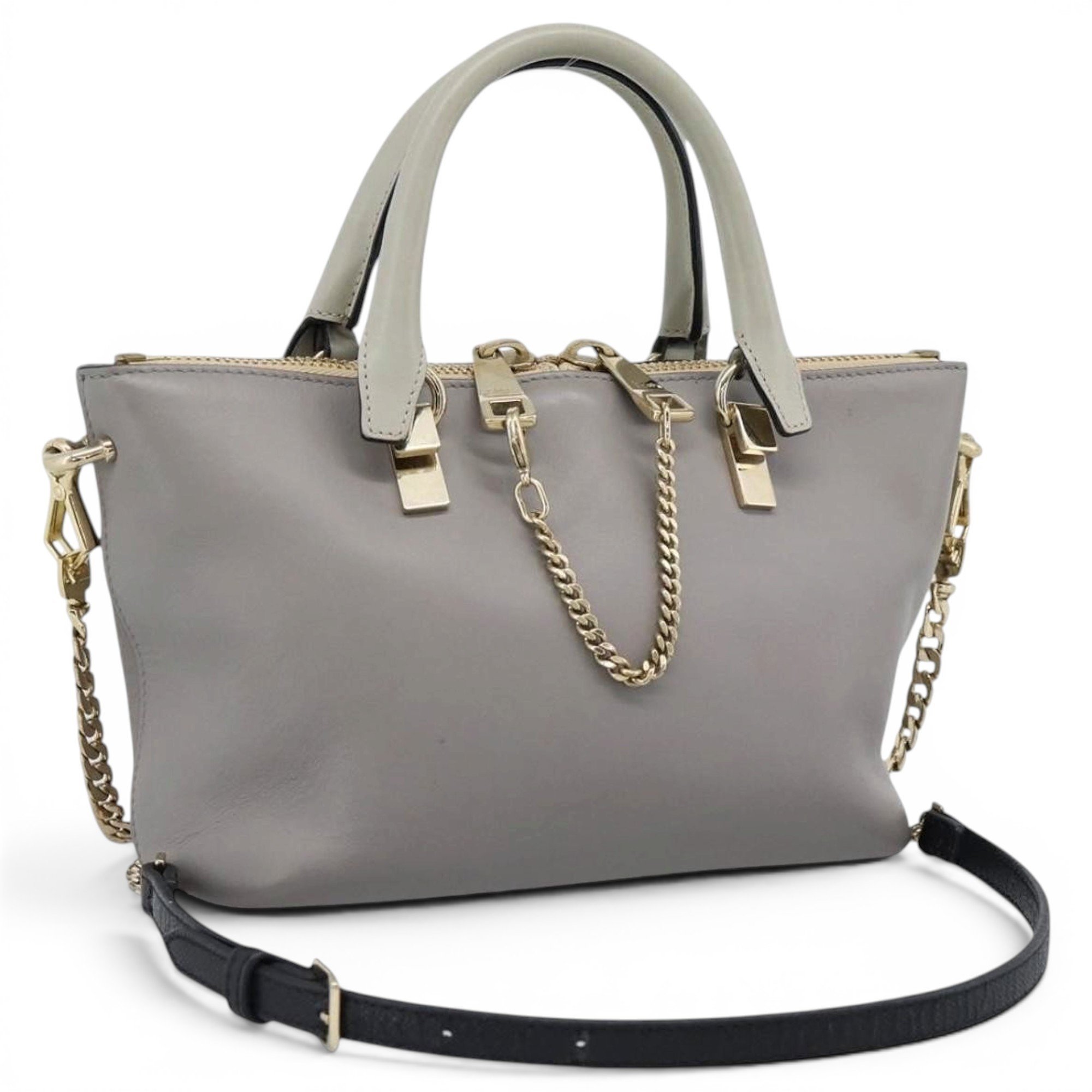 C leather handbag