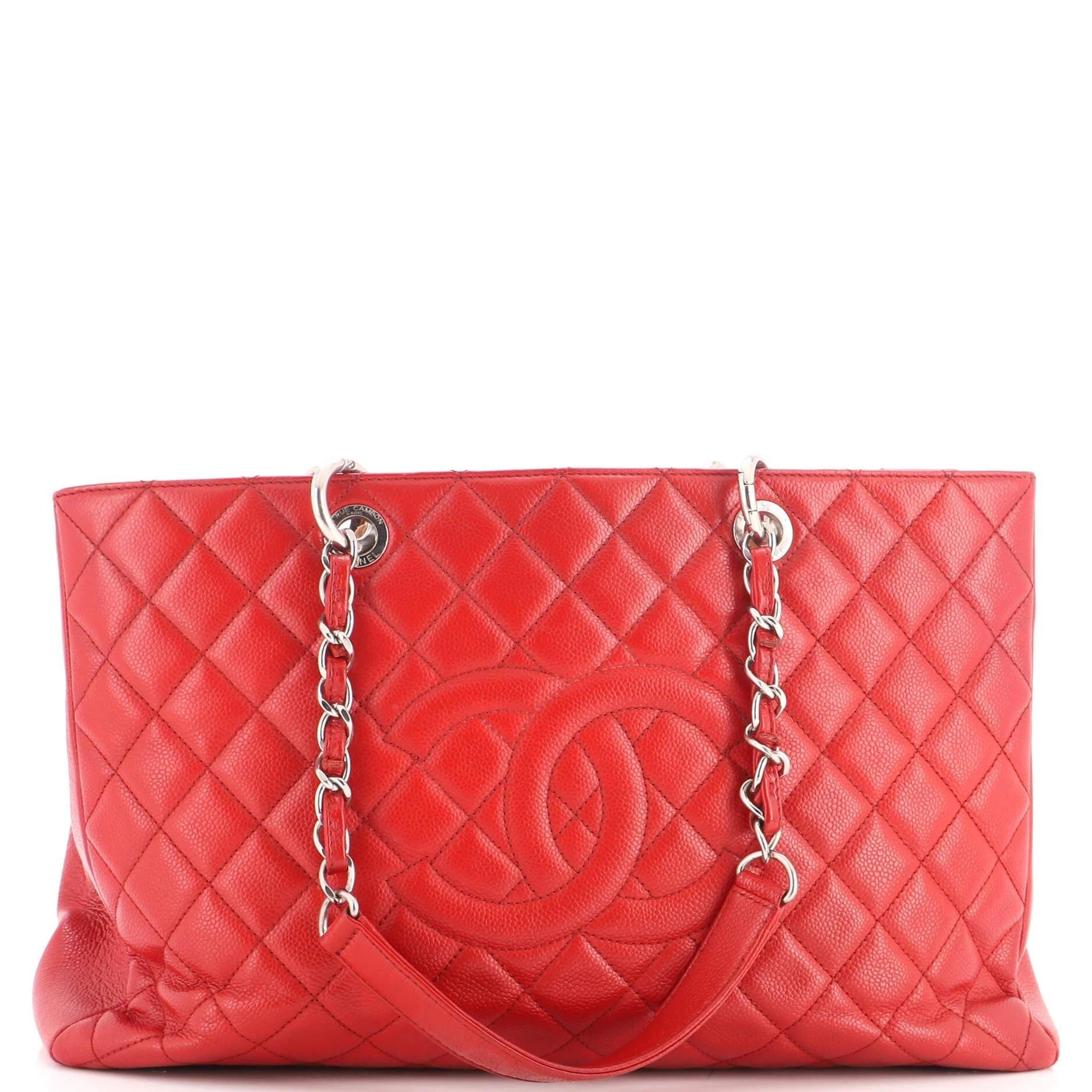 Classic CC Shopping leather tote