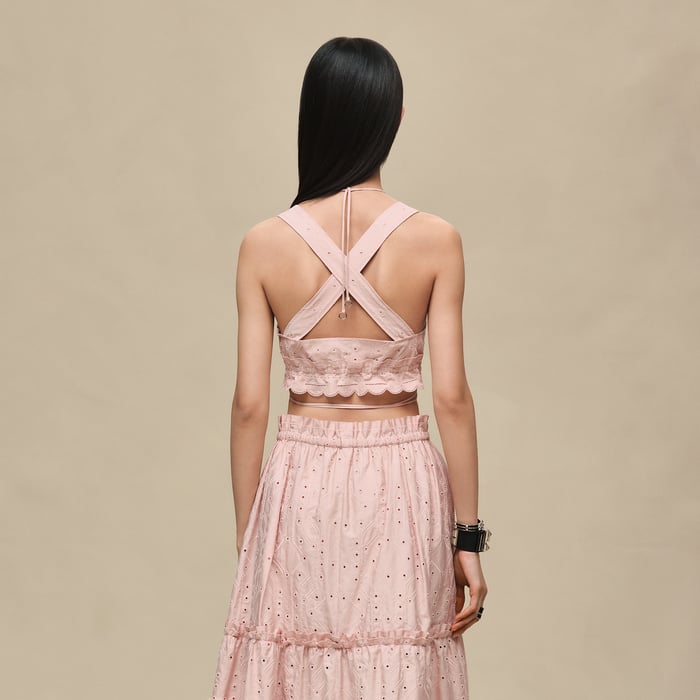 Rose Palomino Embroidered Bra